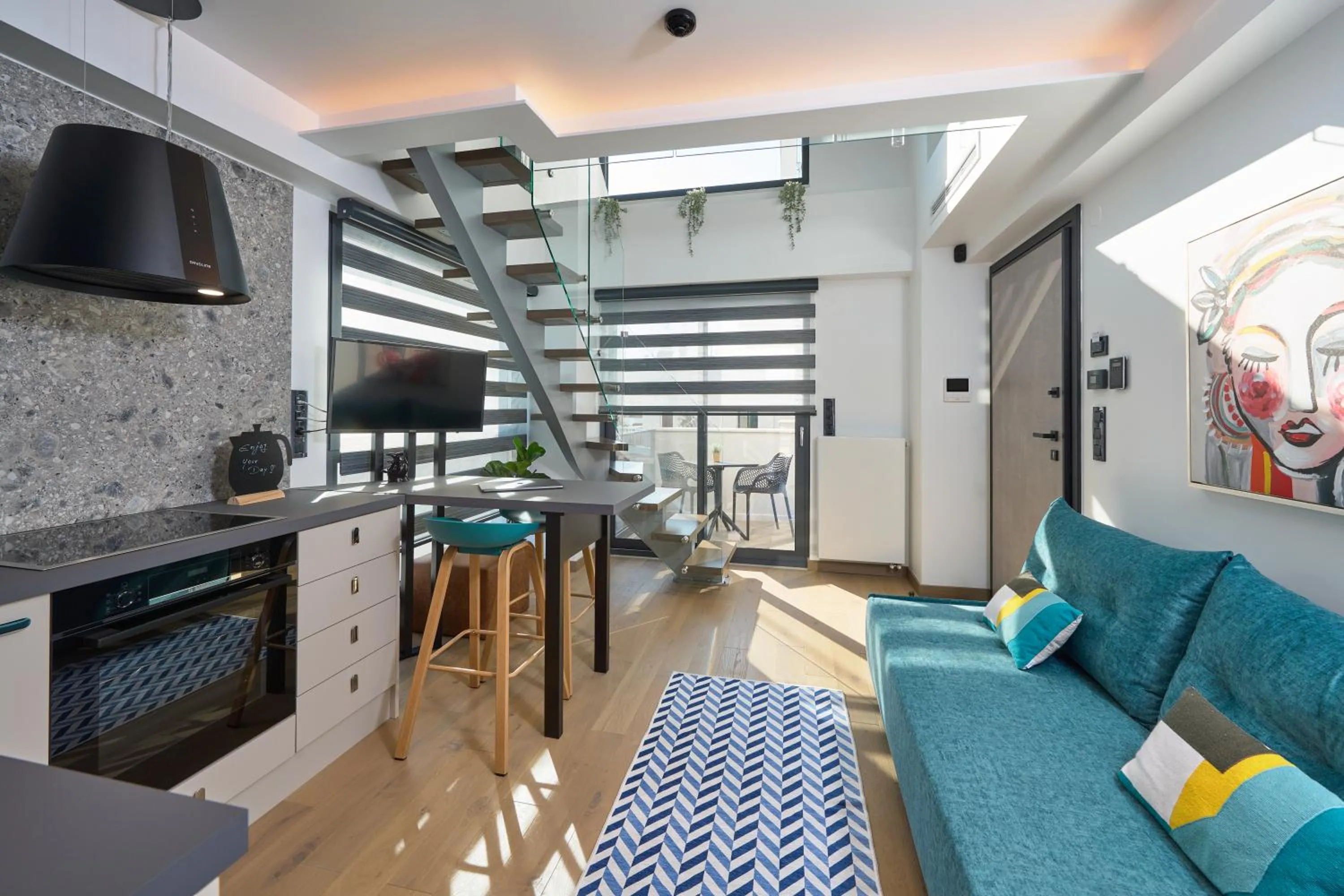 Kitchen or kitchenette in SIGMA Suites Hotel