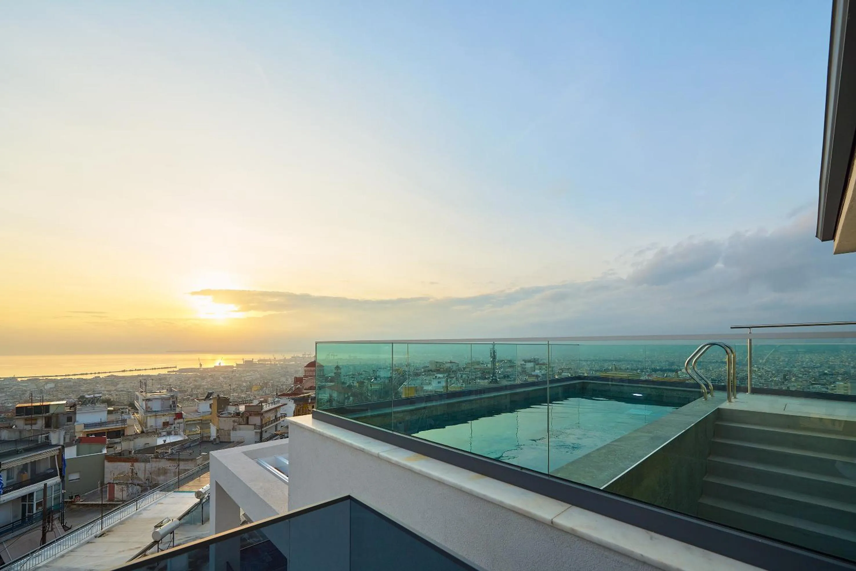 Swimming pool in SIGMA Suites Hotel