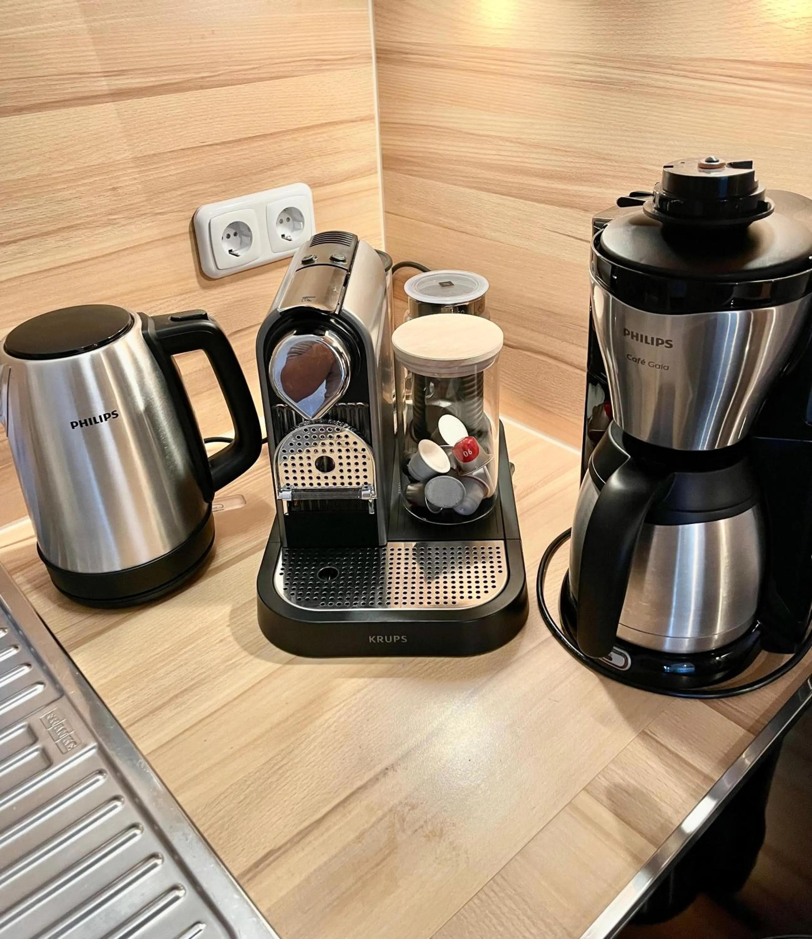Coffee/tea facilities in Ferienwohnung Jule Braunlage