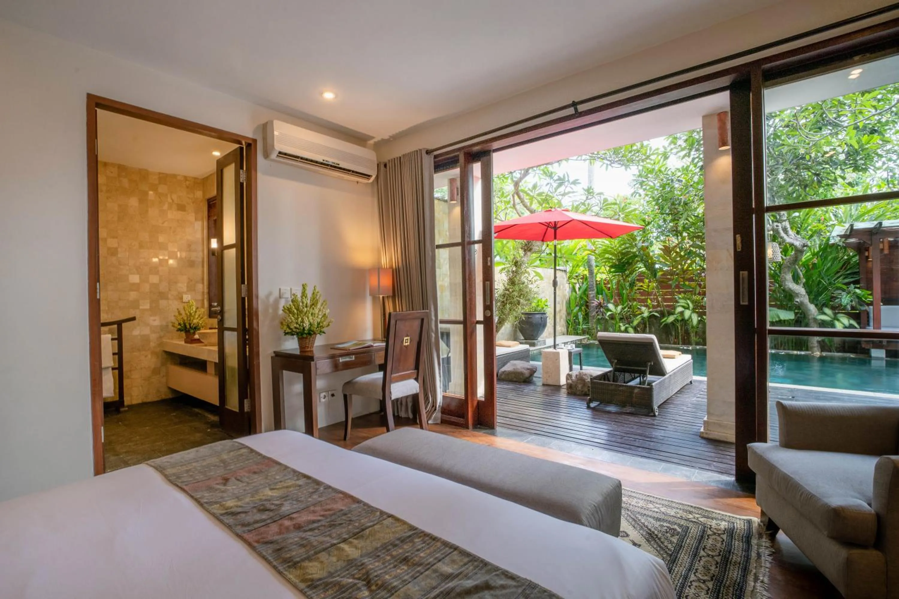 Bedroom, Bed in Villa Pulung Jimbaran by Nakula