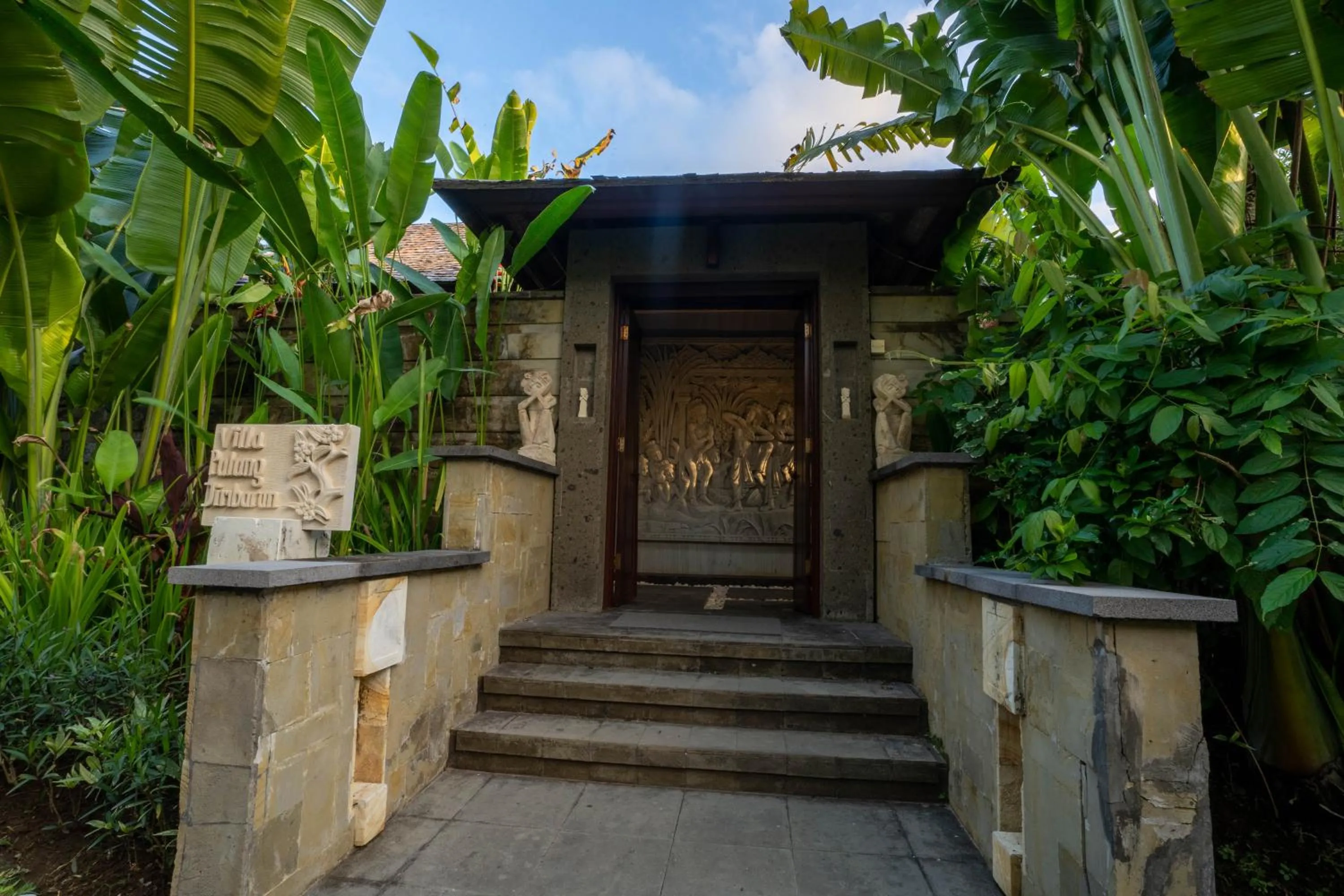 Facade/entrance in Villa Pulung Jimbaran by Nakula