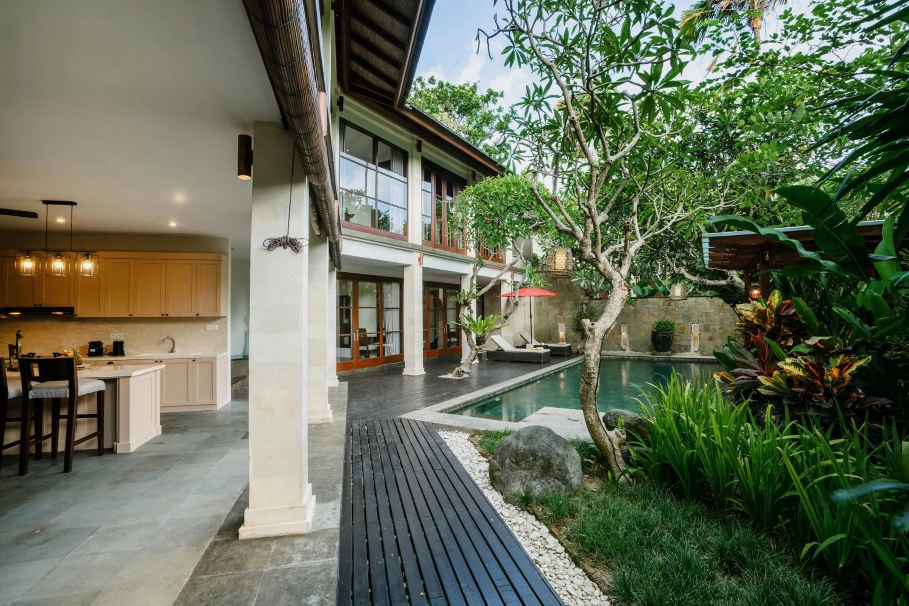 Swimming pool in Villa Pulung Jimbaran by Nakula