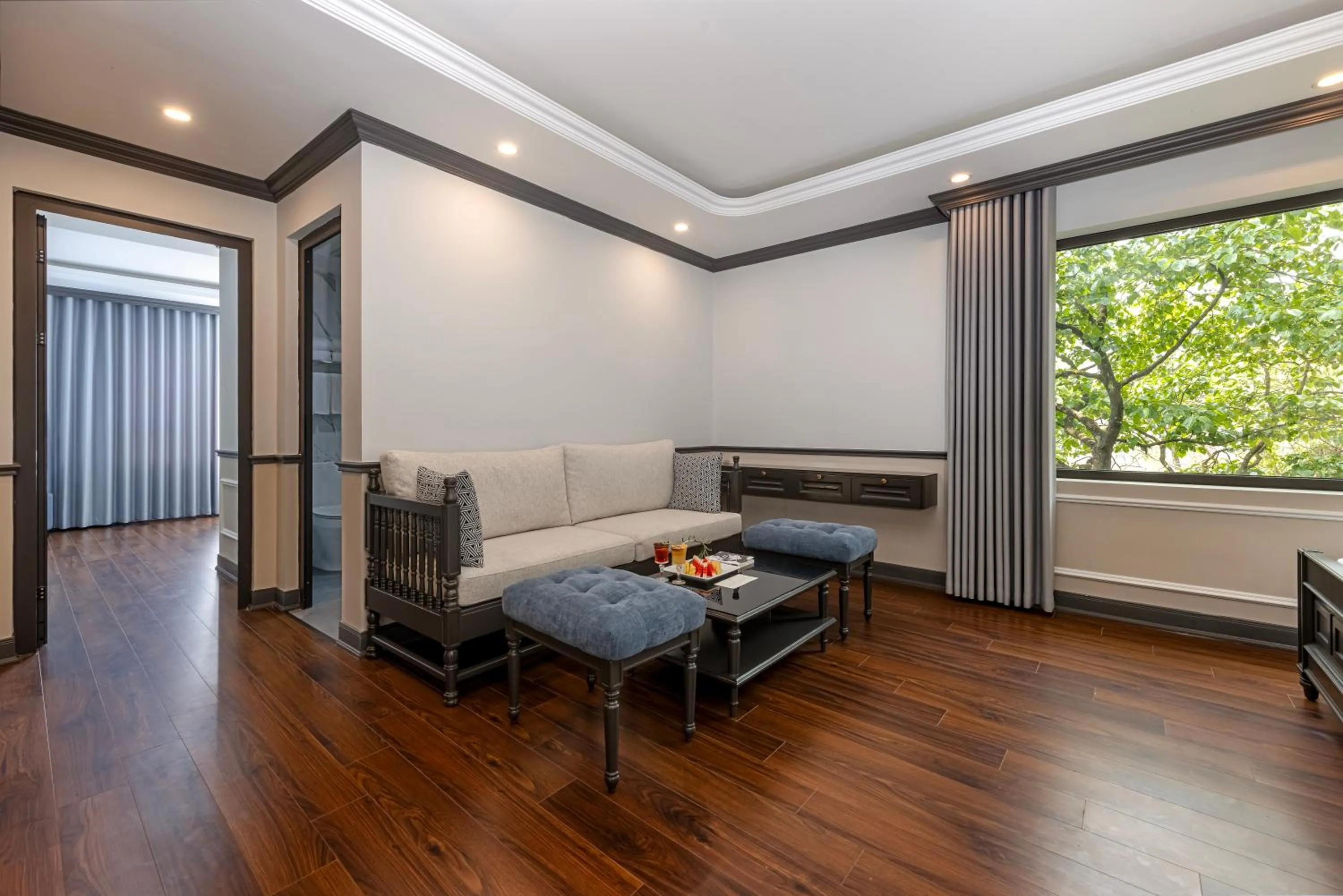 Seating area, Bed in Sapa Soleil Hotel