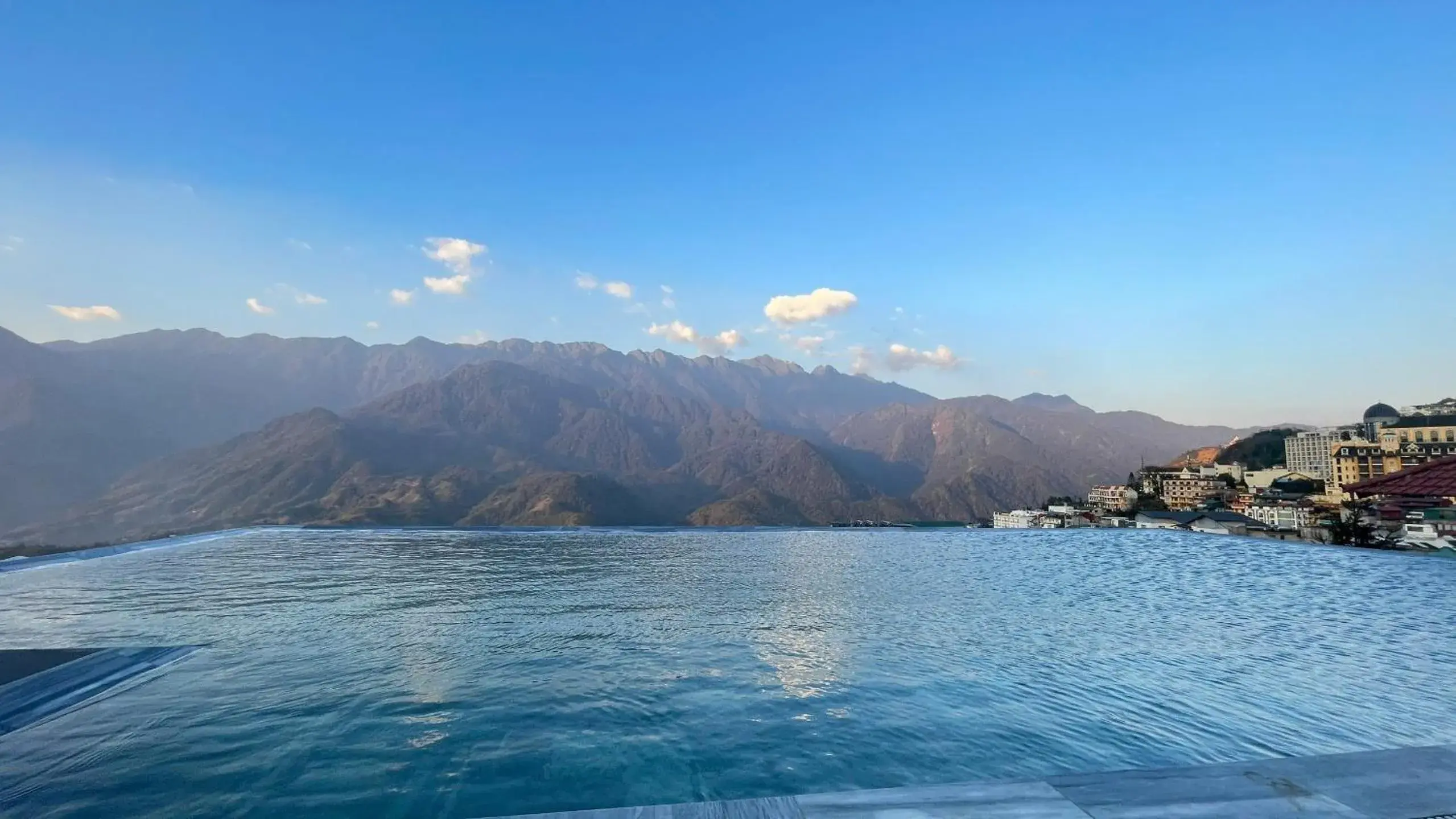 Mountain view in Sapa Soleil Hotel Mountain view in Sapa Soleil Hotel