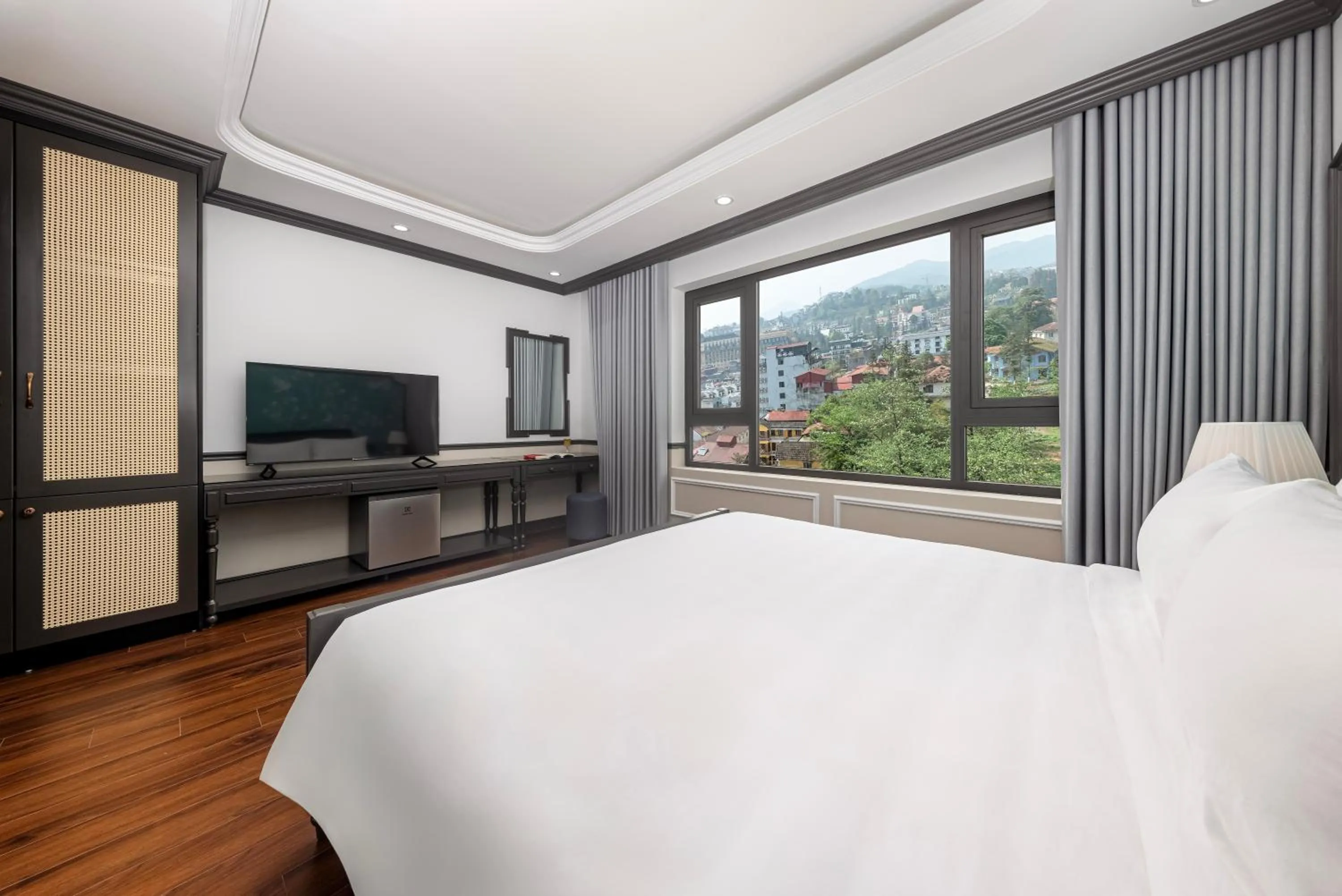 Bed in Sapa Soleil Hotel