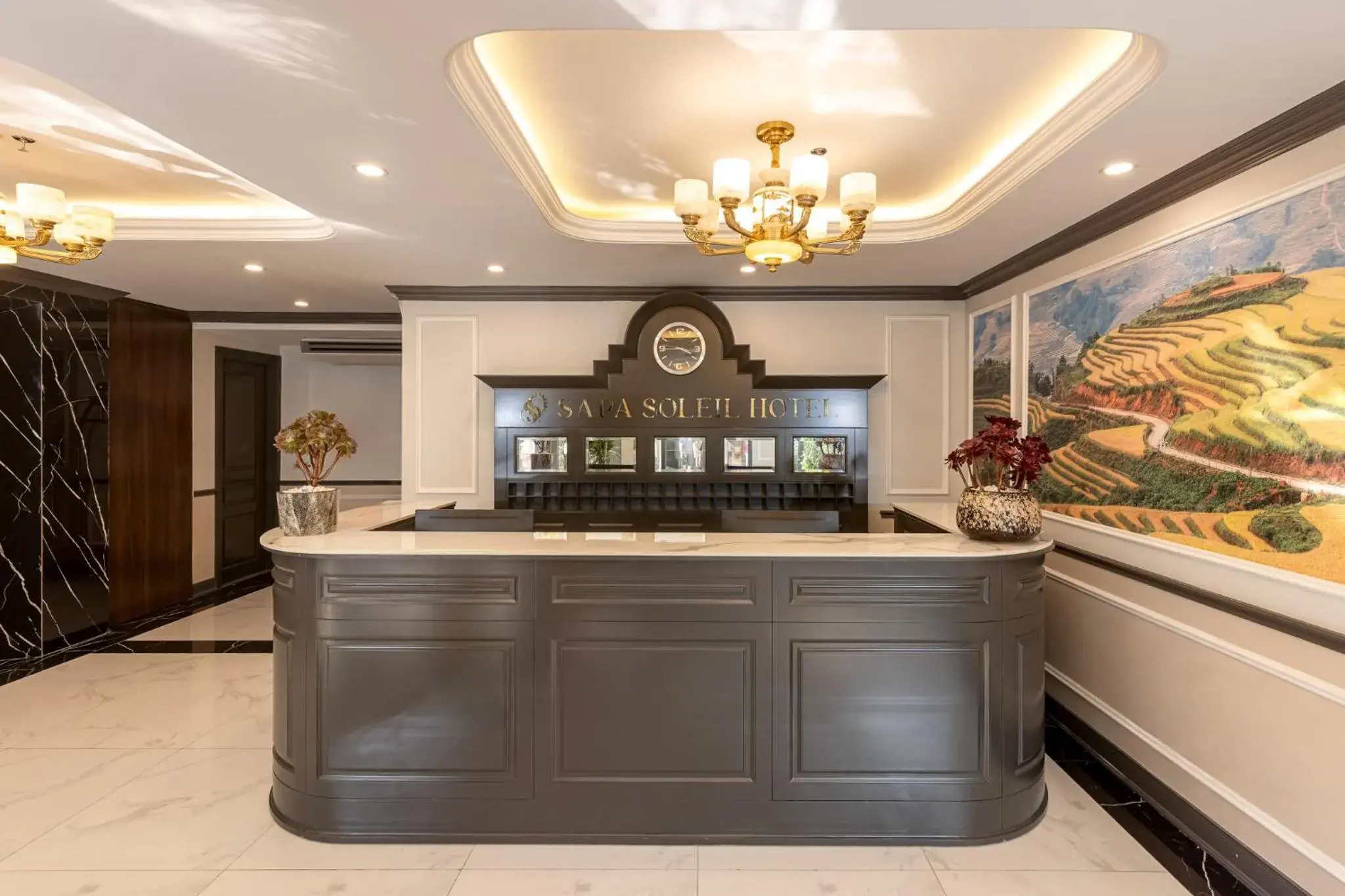 Facade/entrance in Sapa Soleil Hotel Facade/entrance in Sapa Soleil Hotel