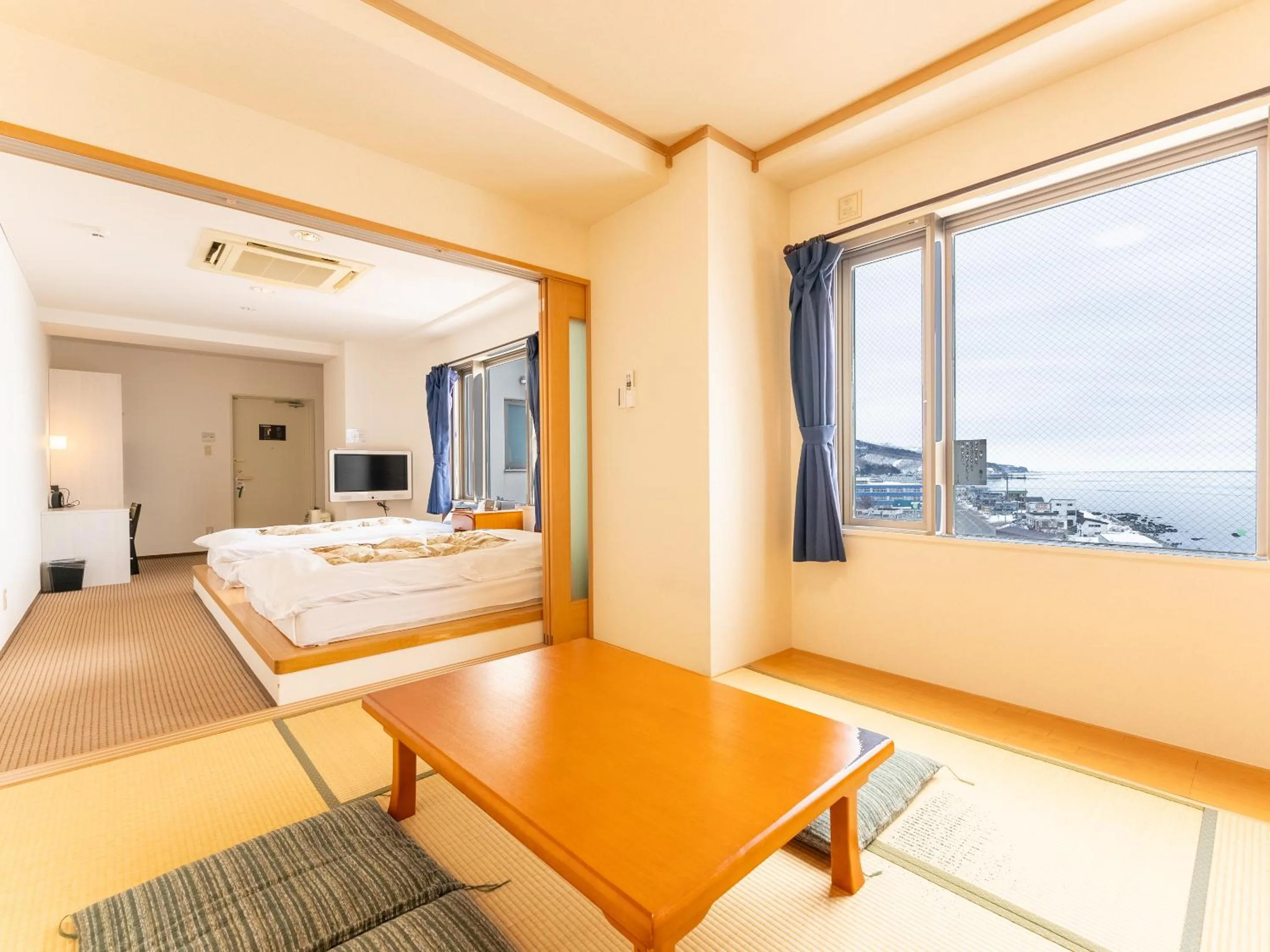 Bed in LiVEMAX RESORT Shiretoko Sea Front