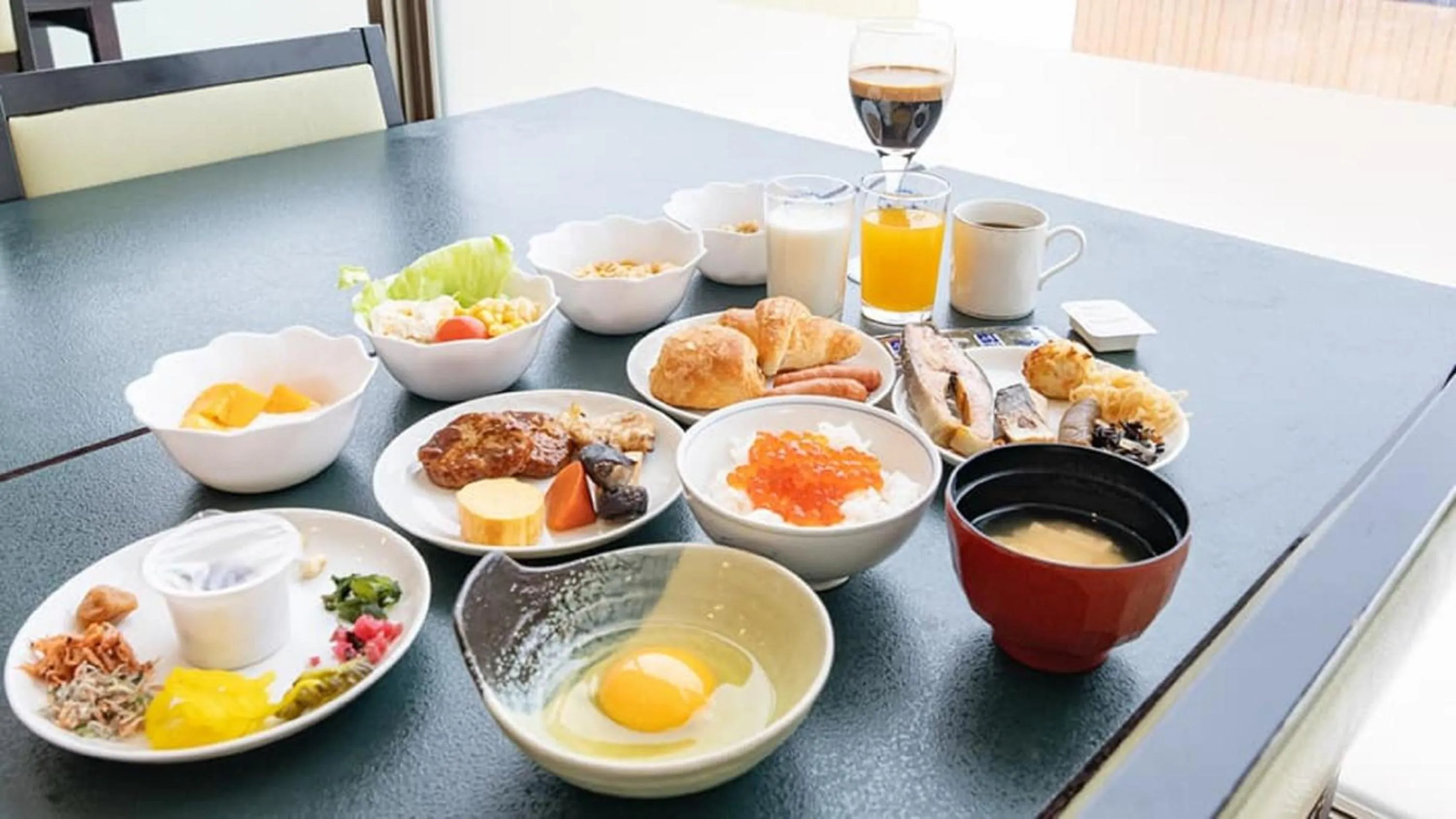 Buffet breakfast in LiVEMAX RESORT Shiretoko Sea Front