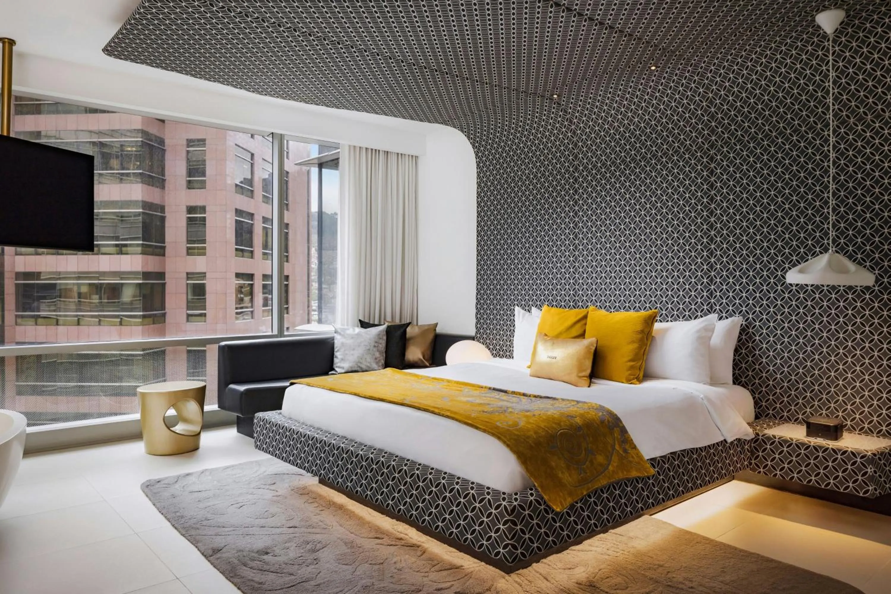 Photo of the whole room, Bed in W Bogota