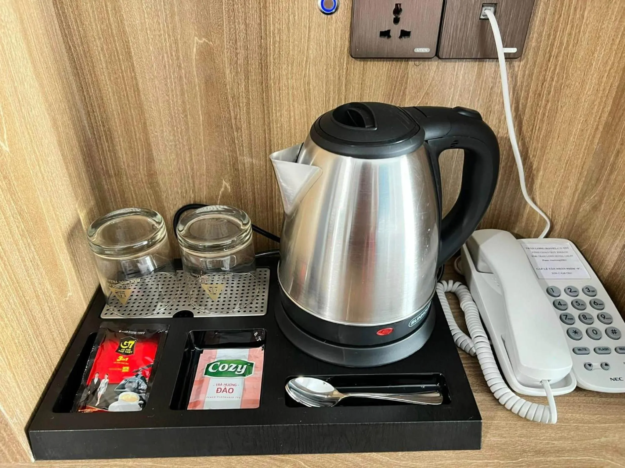 Coffee/tea facilities in Tran Long Hotel Quan 12