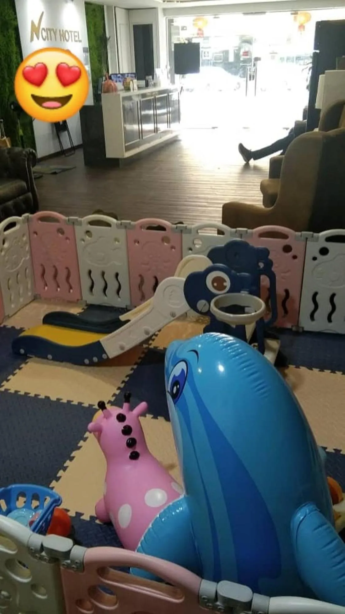 Children play ground in NORTH CITY HOTEL