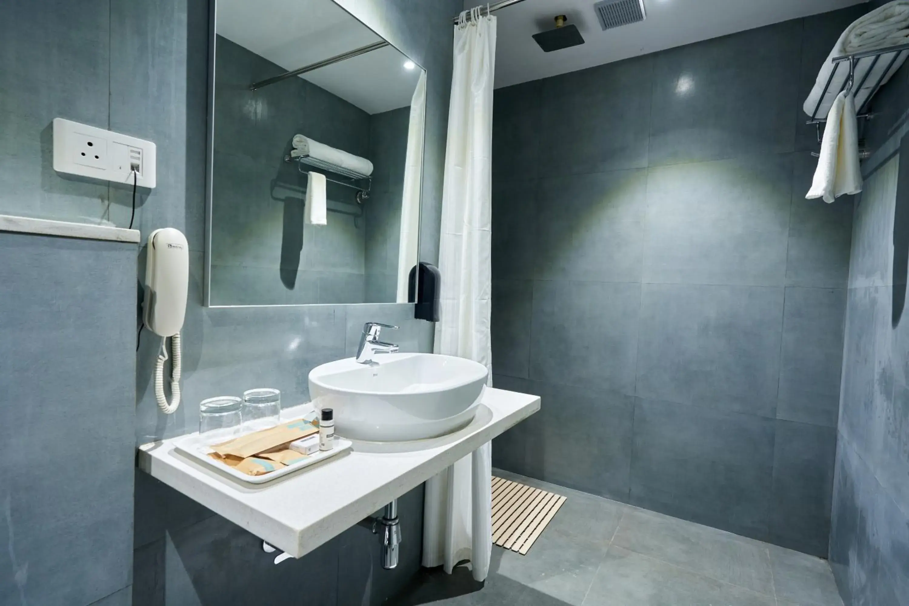 Bathroom in Ikshana Resort and Spa, Khandala Bathroom in Ikshana Resort and Spa, Khandala