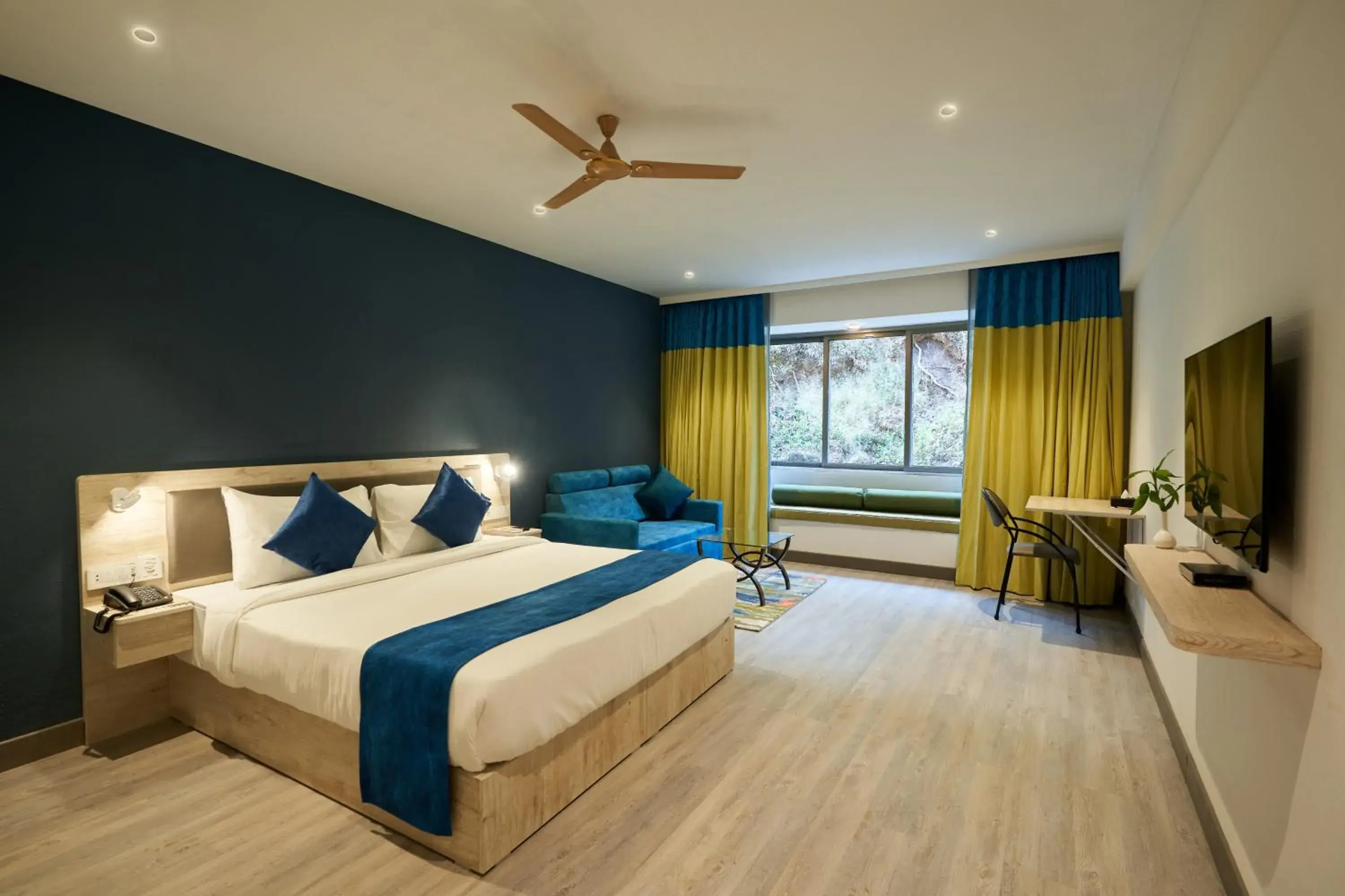 View (from property/room), Bed in Ikshana Resort and Spa, Khandala View (from property/room), Bed in Ikshana Resort and Spa, Khandala