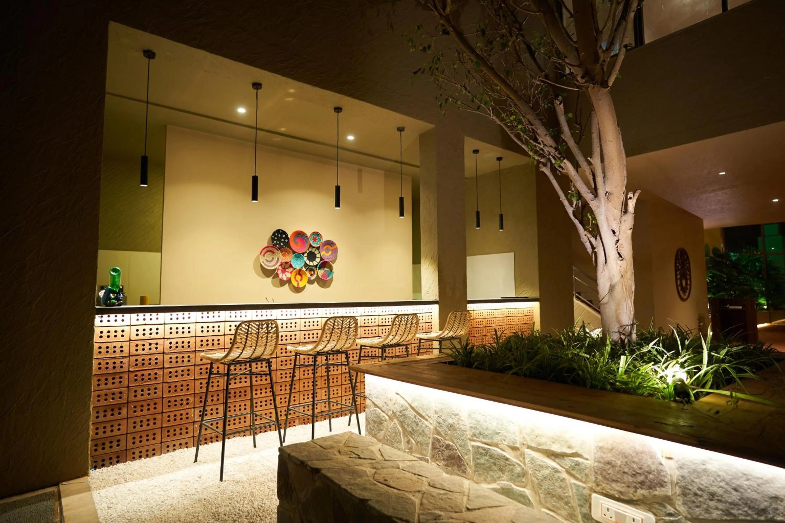 Lounge or bar in Ikshana Resort and Spa, Khandala