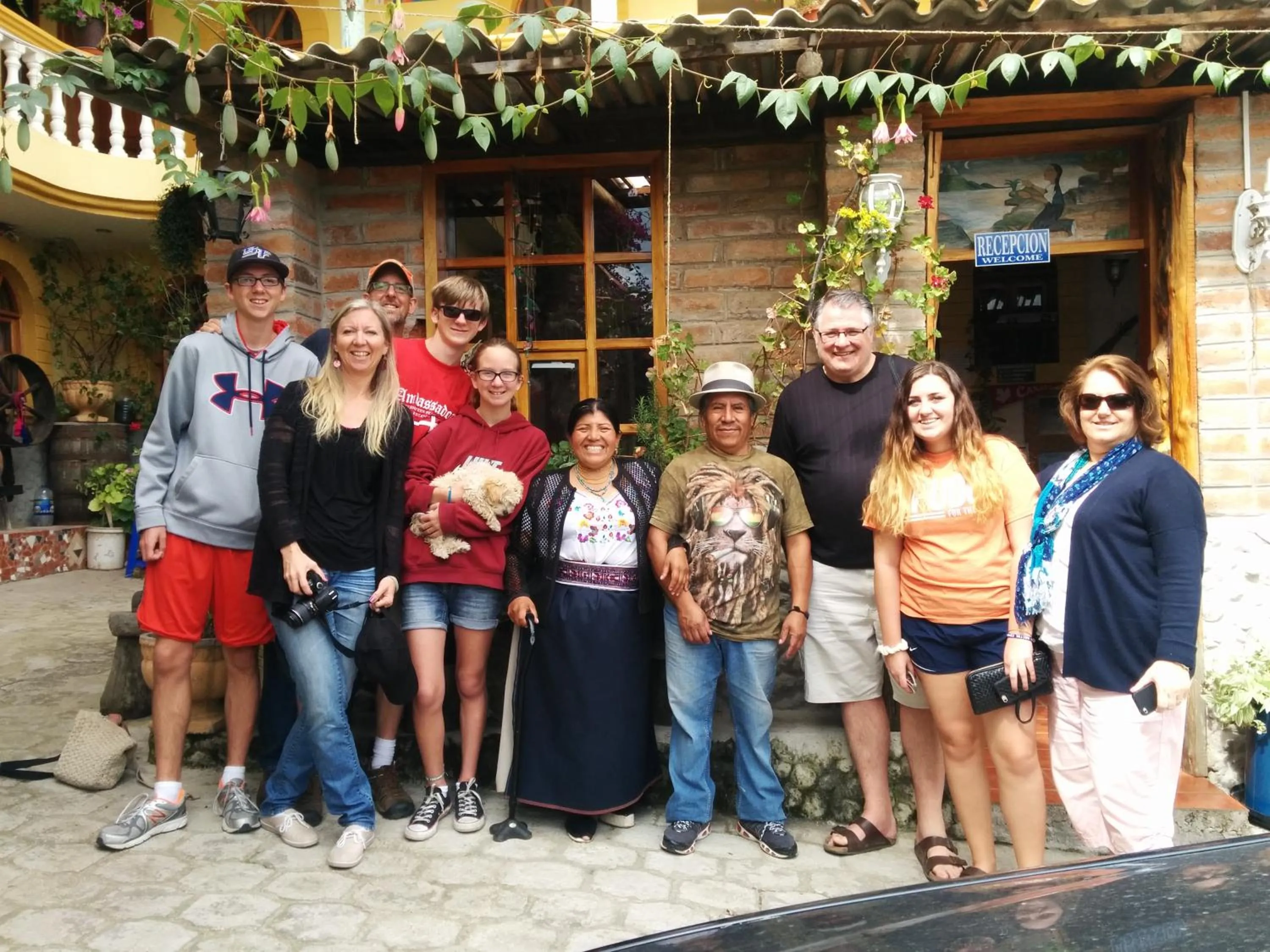 People in Hostal Curiñan