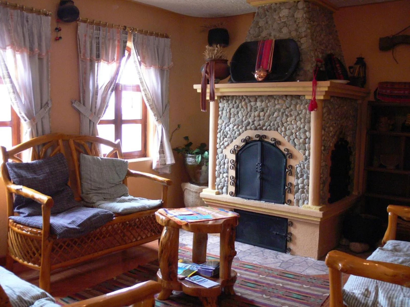 Living room in Hostal Curiñan