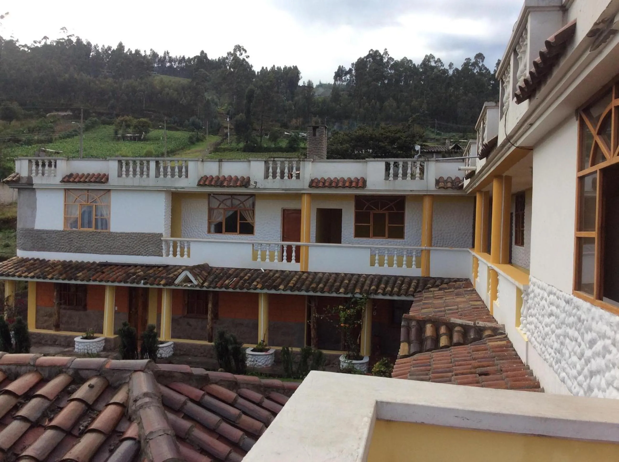 Balcony/Terrace in Hostal Curiñan