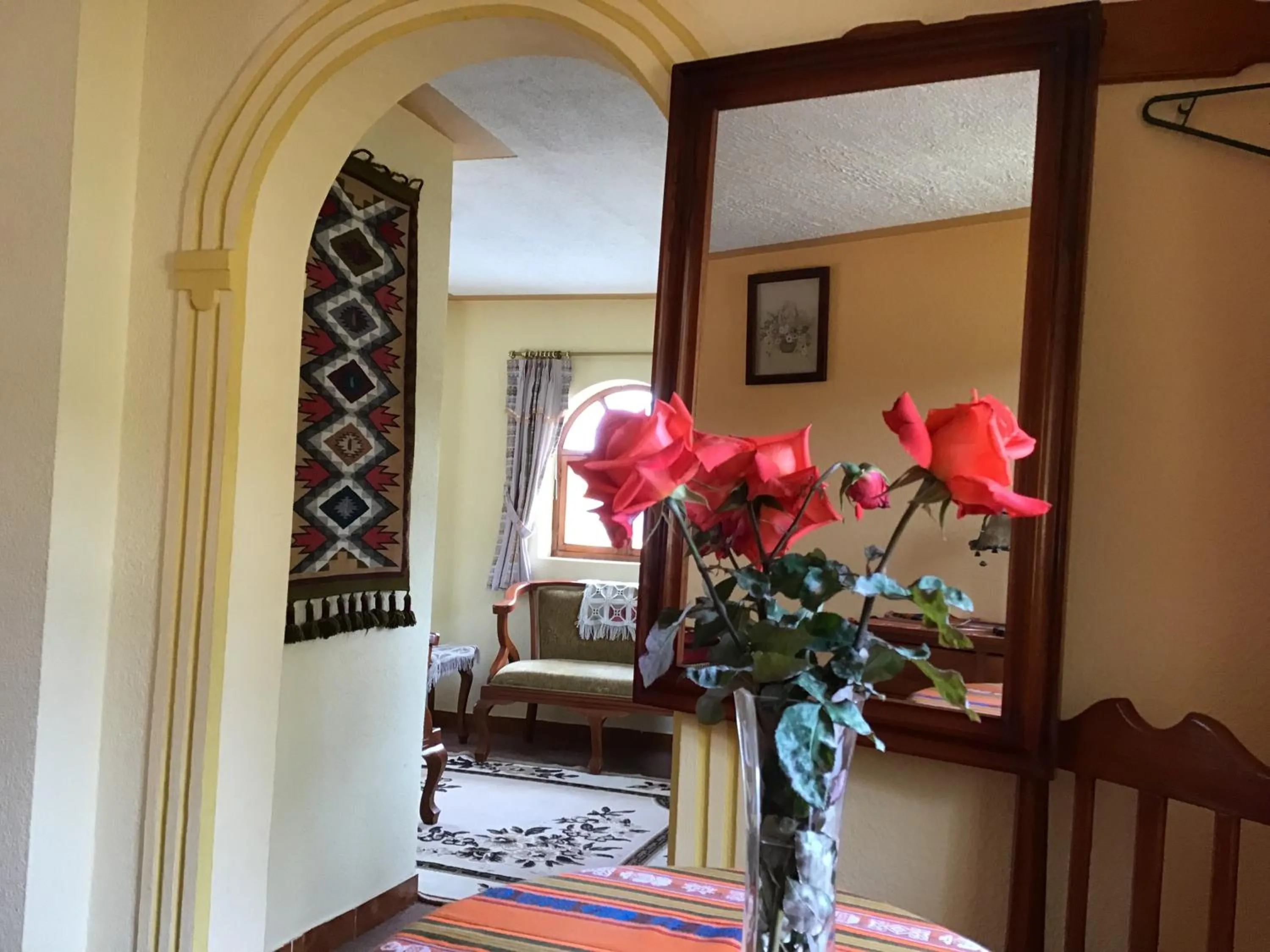 Living room in Hostal Curiñan