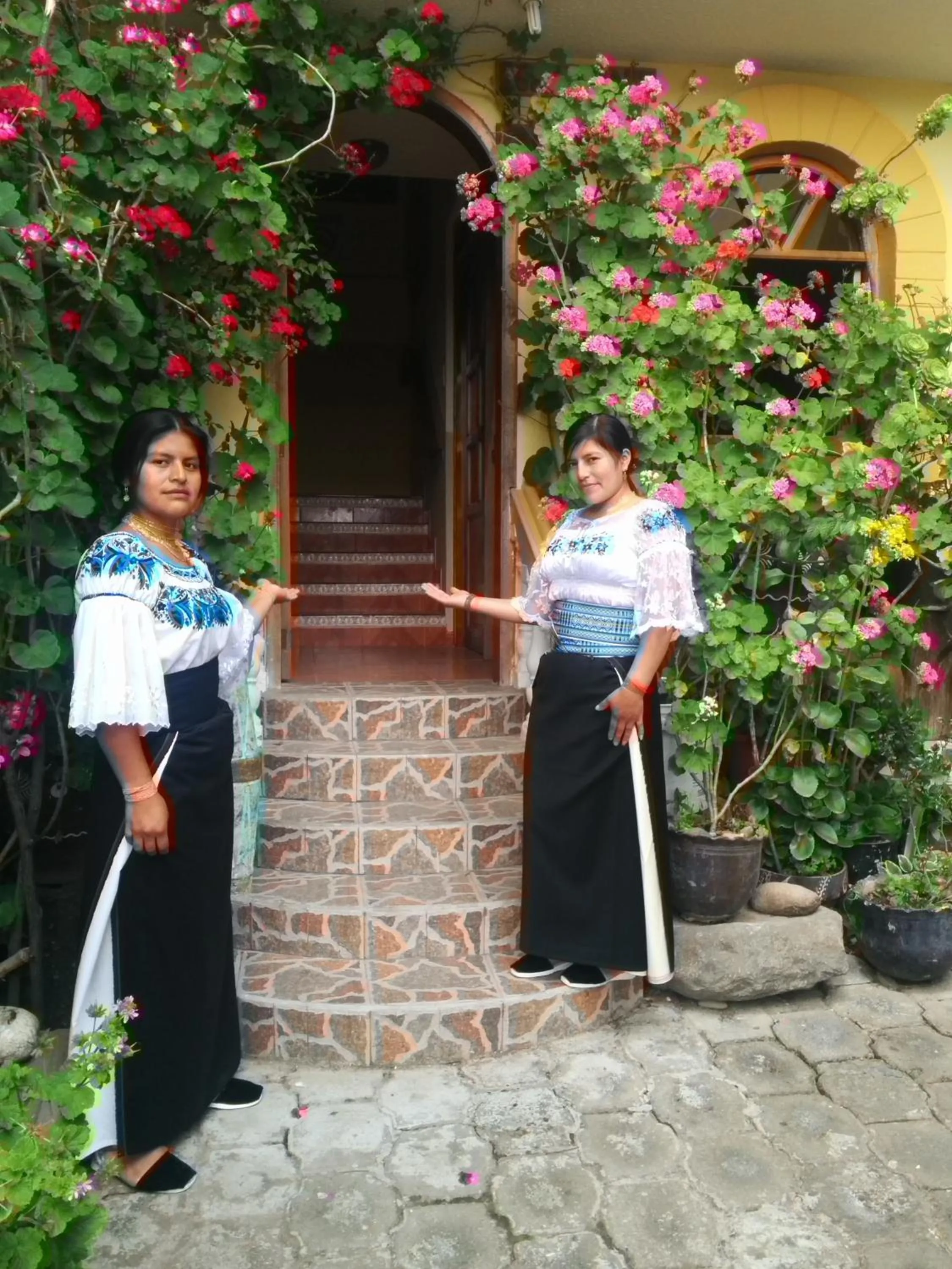 Staff in Hostal Curiñan