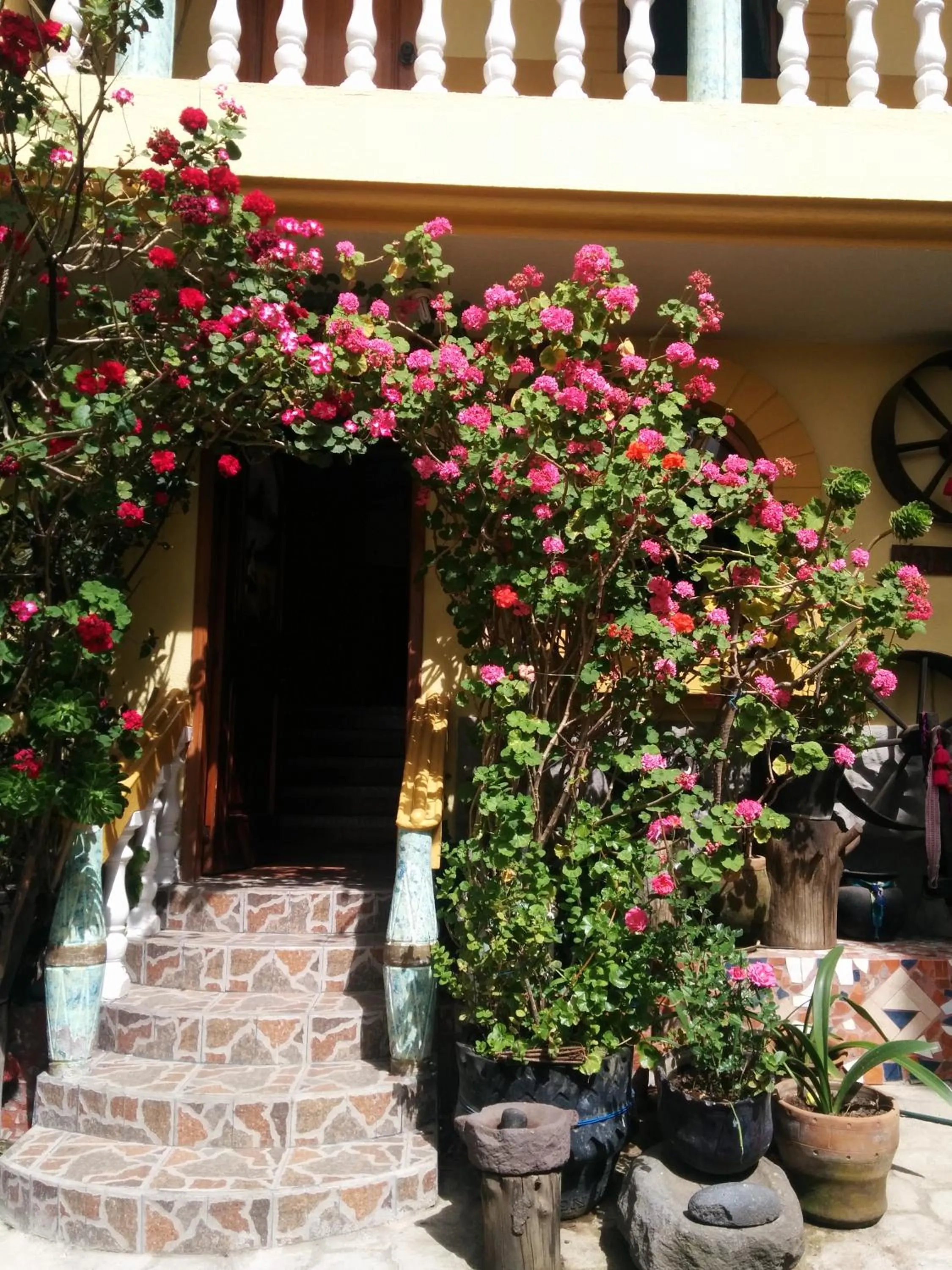 Facade/entrance in Hostal Curiñan