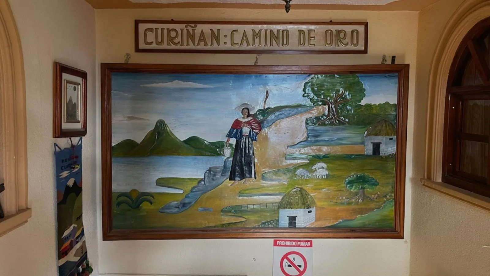 Decorative detail in Hostal Curiñan