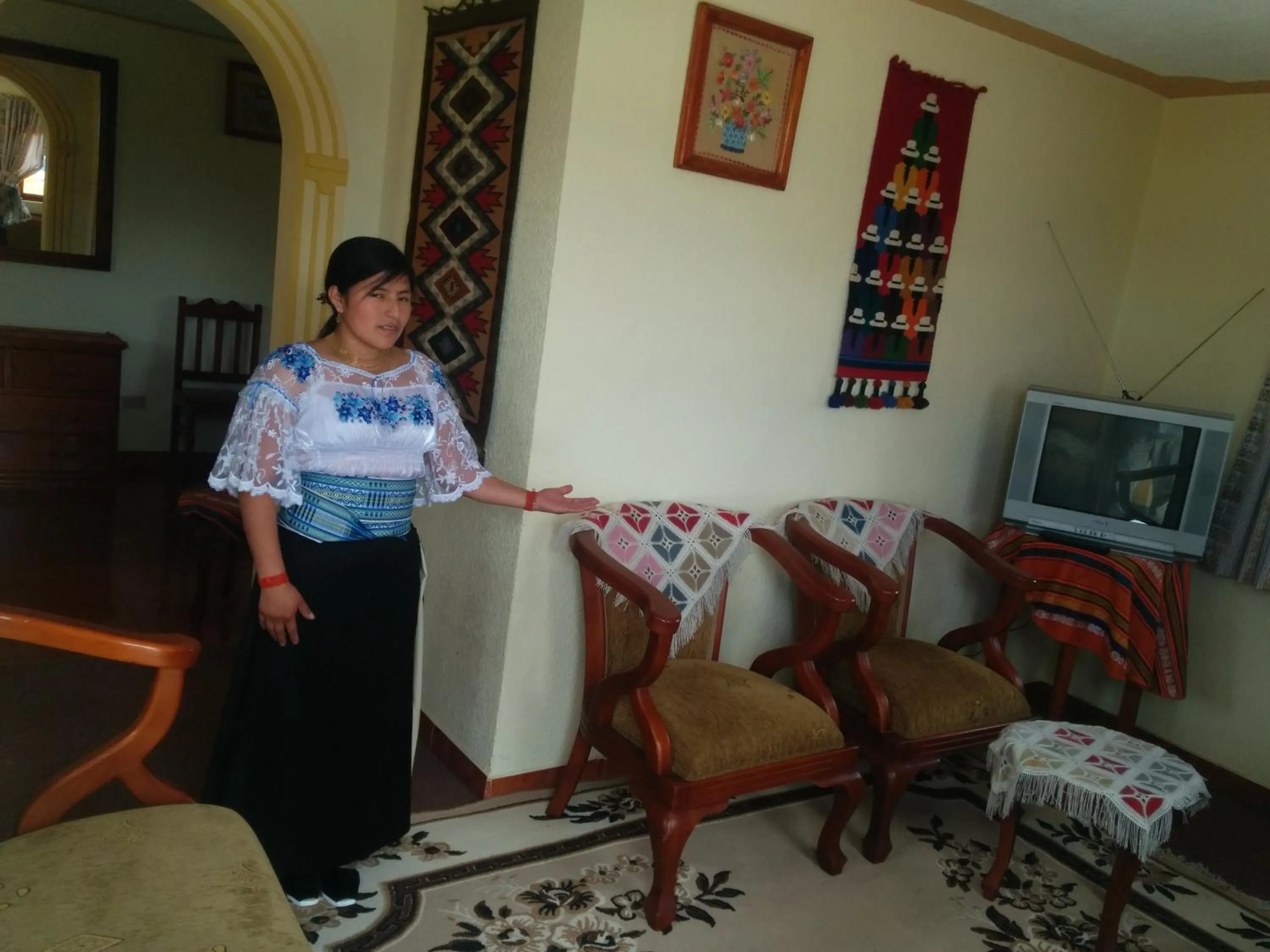 Staff in Hostal Curiñan