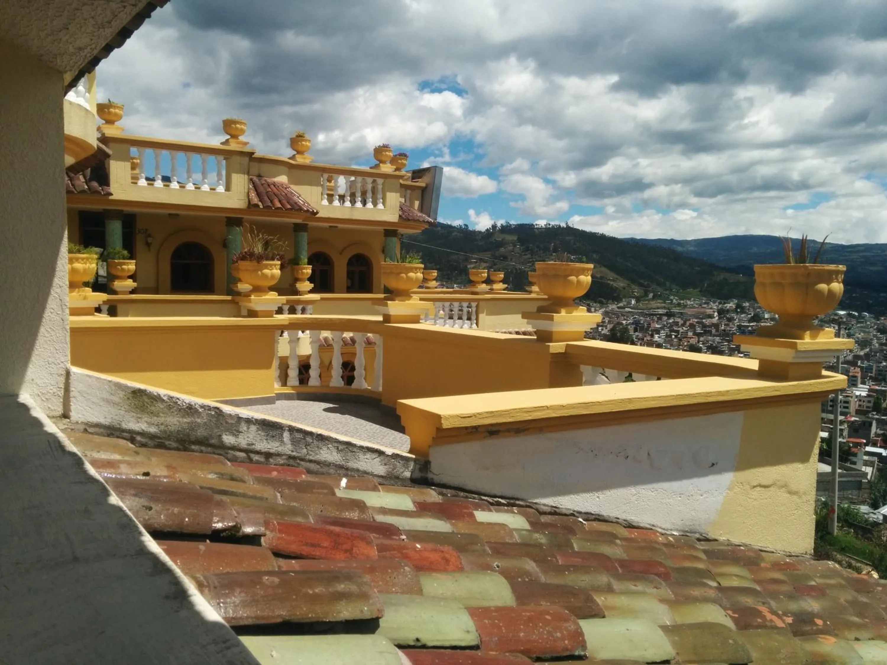Property building in Hostal Curiñan
