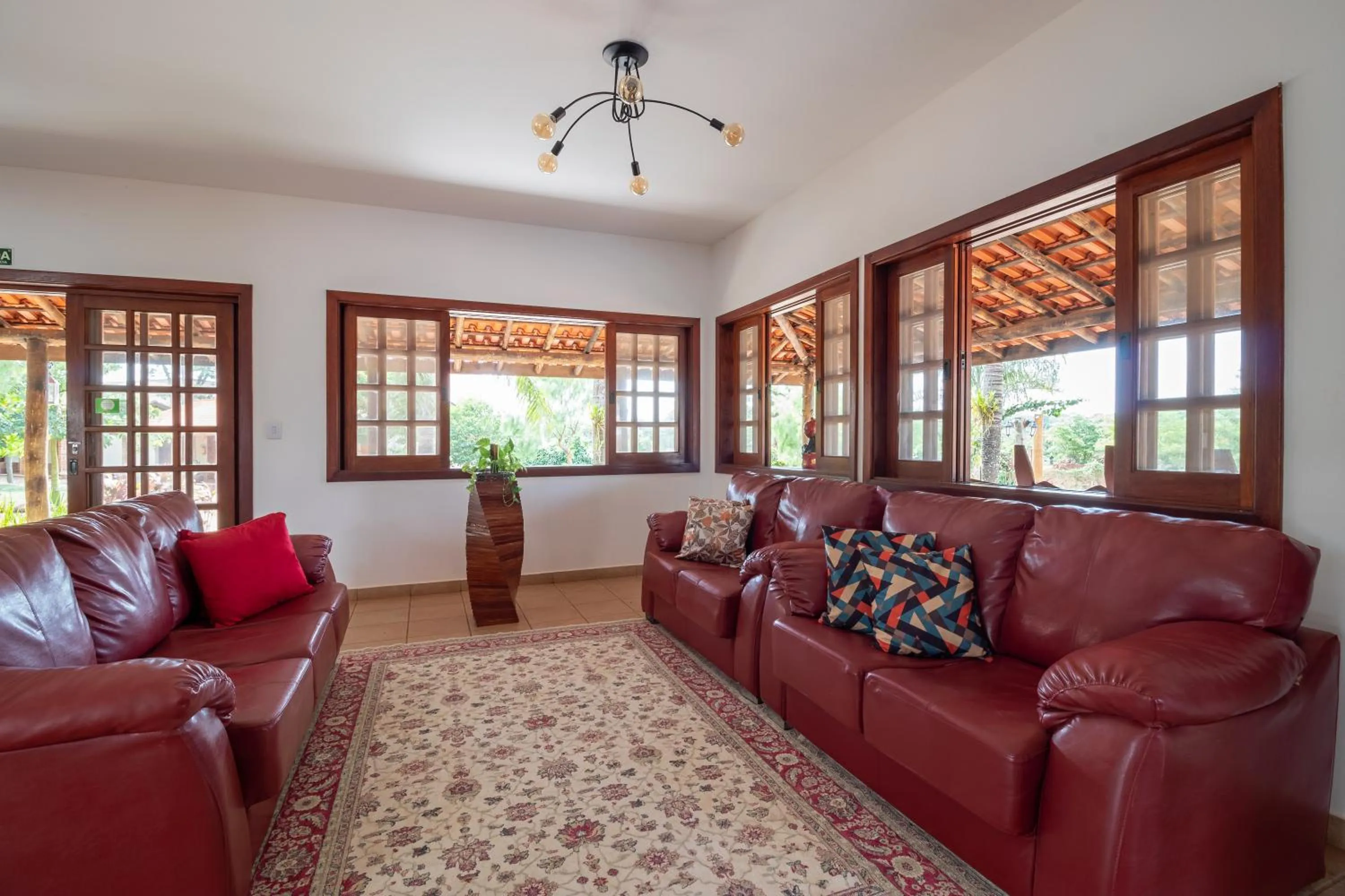 Lobby or reception in Pousada Pé na Terra