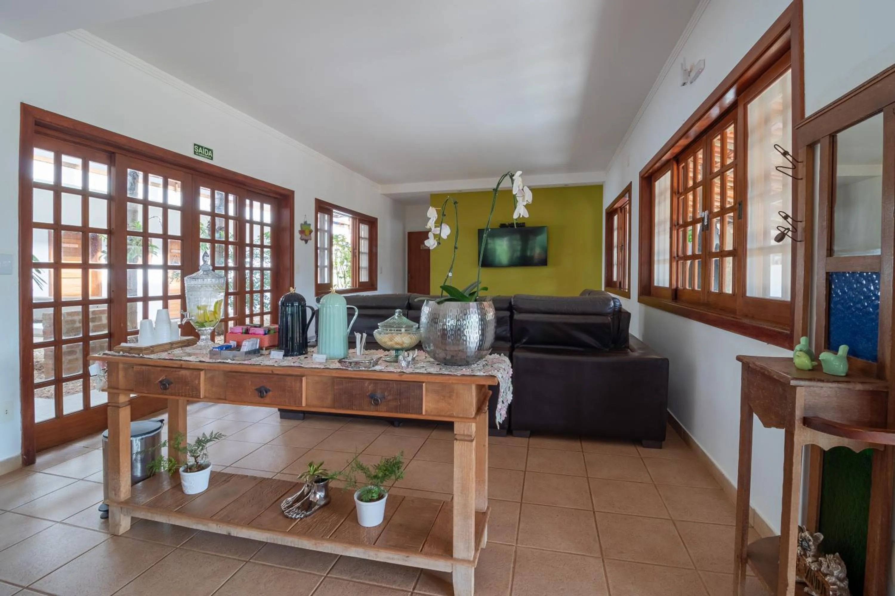 Lobby or reception in Pousada Pé na Terra