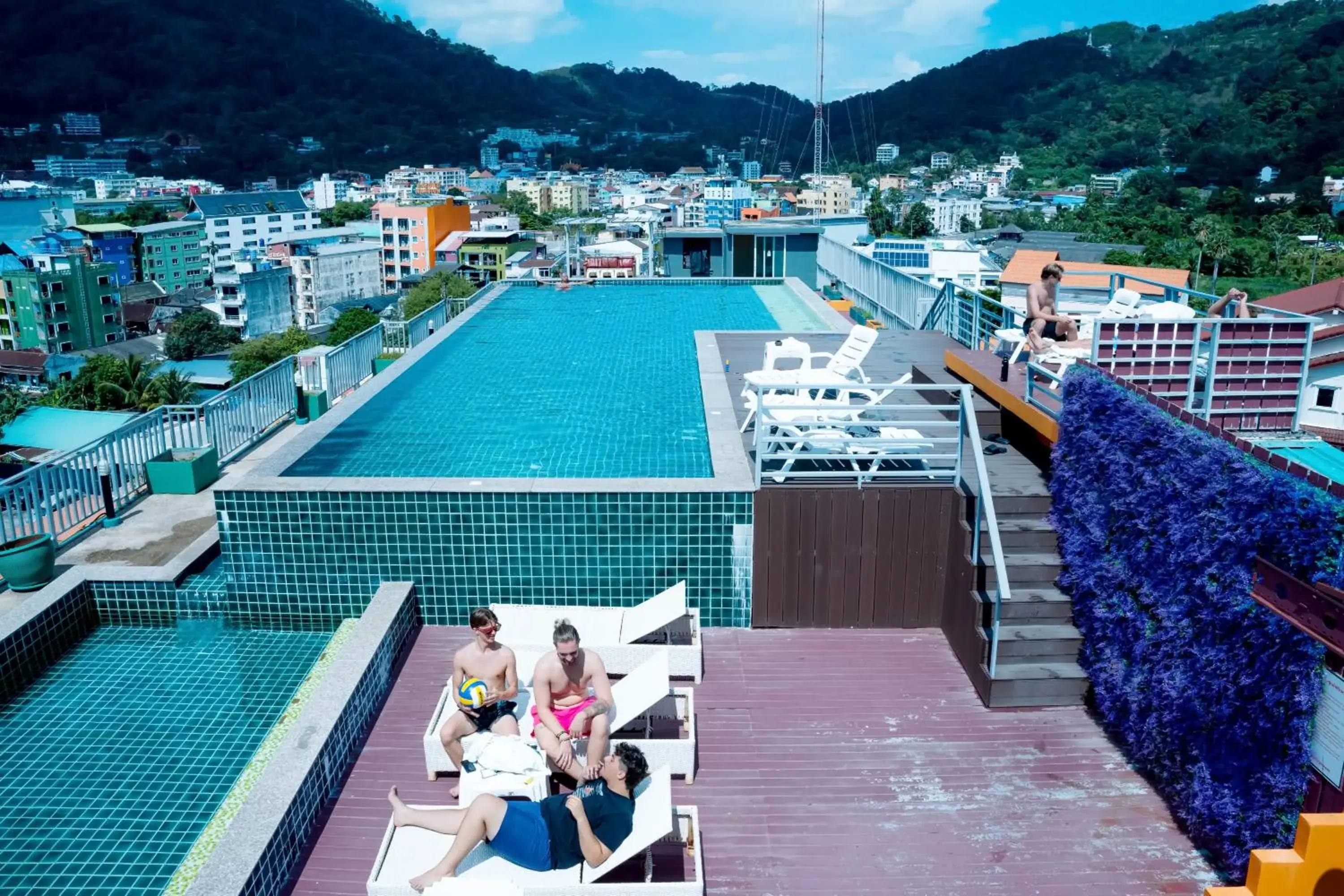 Swimming pool in Zephyr Grand Hotel Swimming pool in Zephyr Grand Hotel