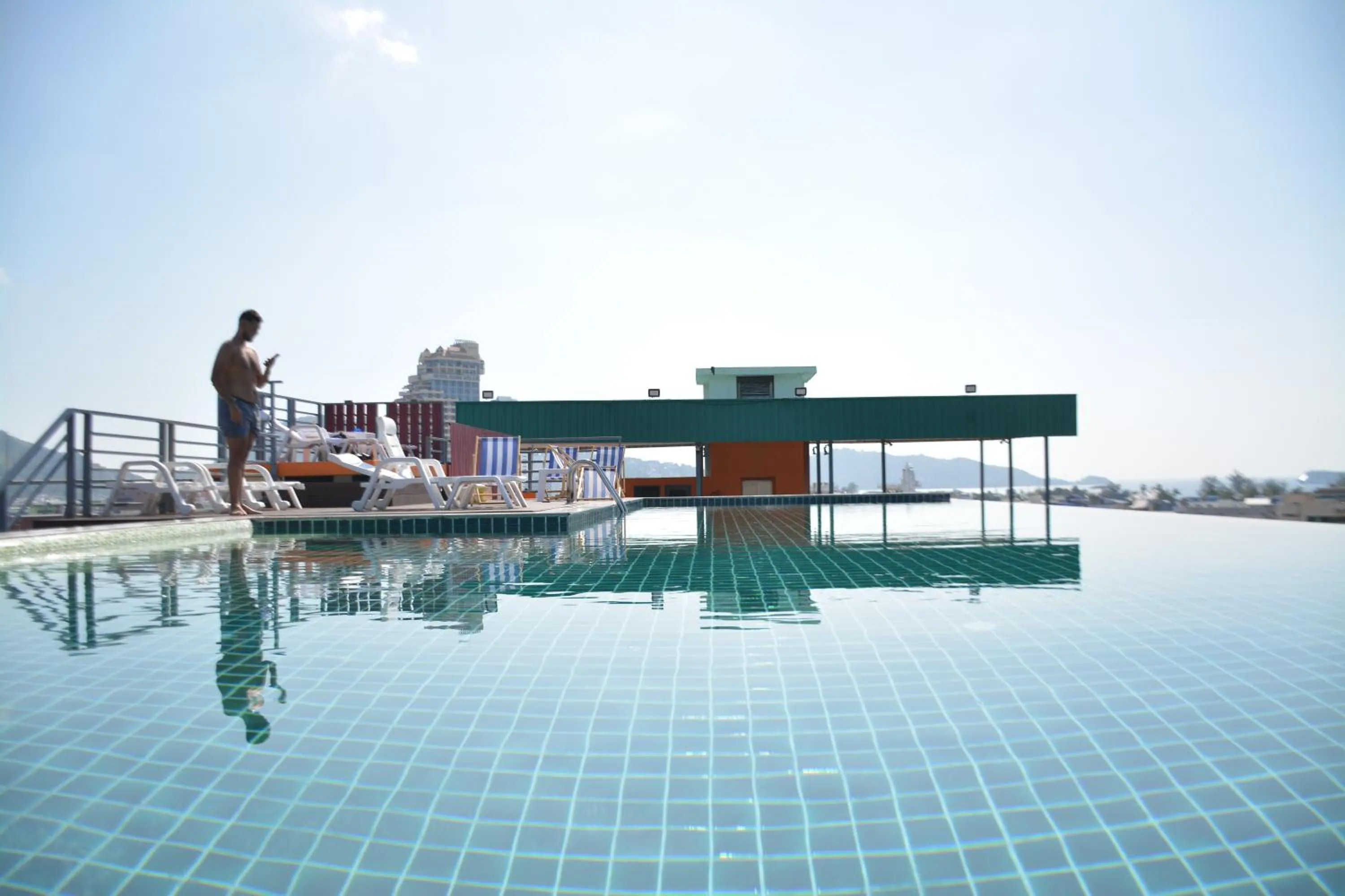 Pool view in Zephyr Grand Hotel