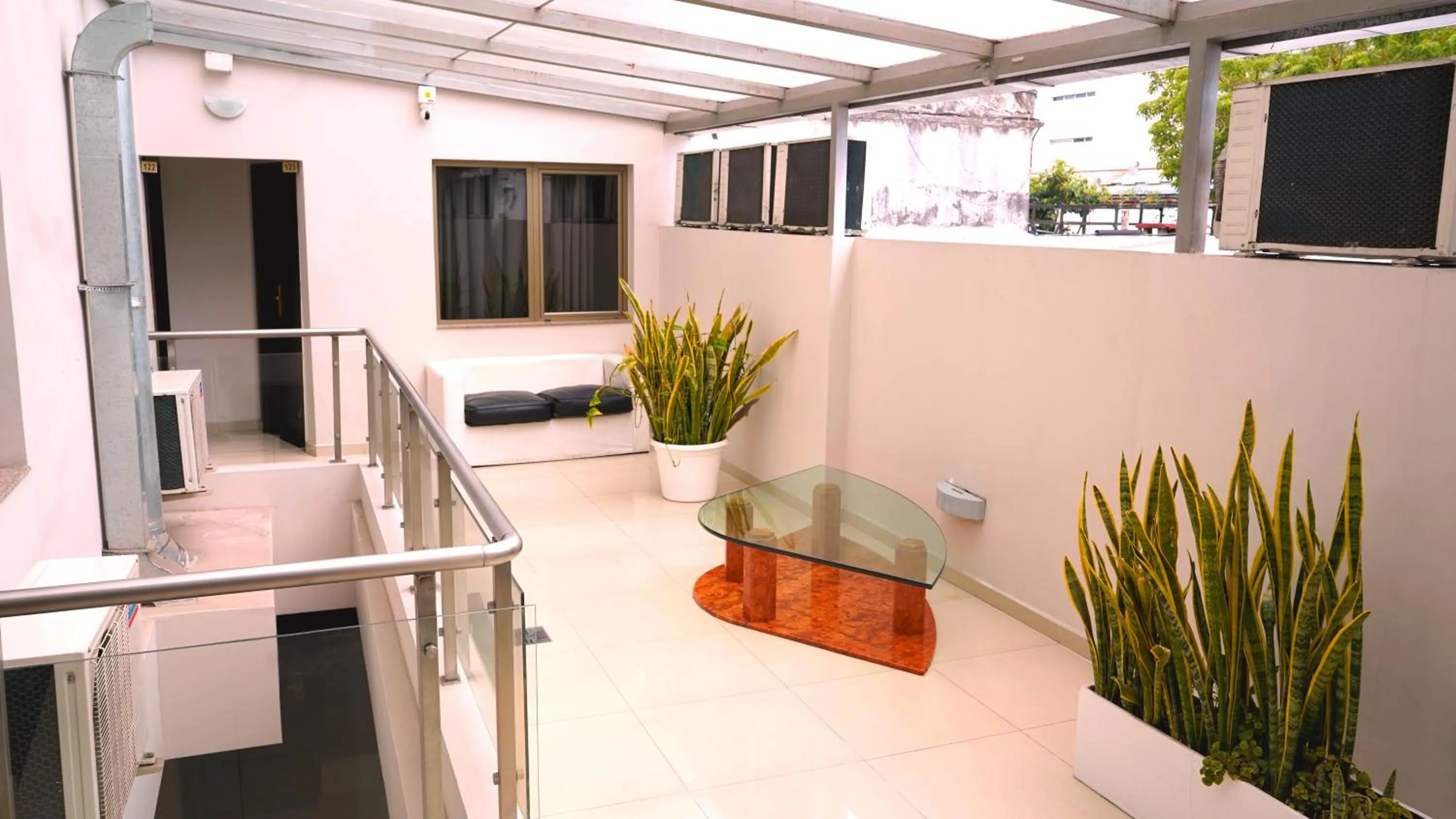 Garden in Hotel Athos