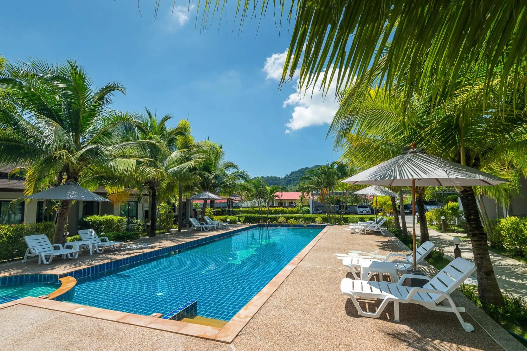 Pool view in Mook Anda Villa