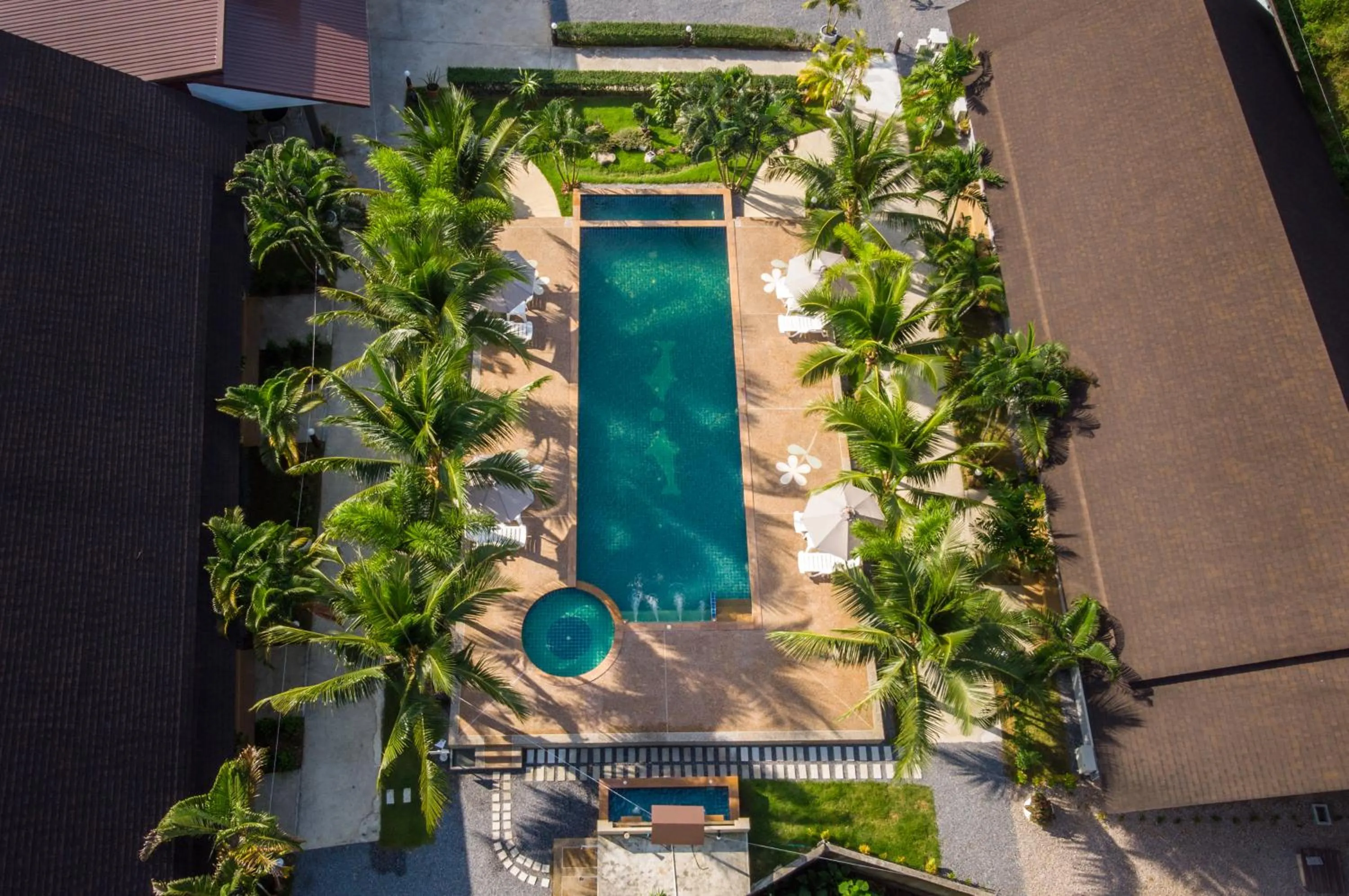 Pool view in Mook Anda Villa