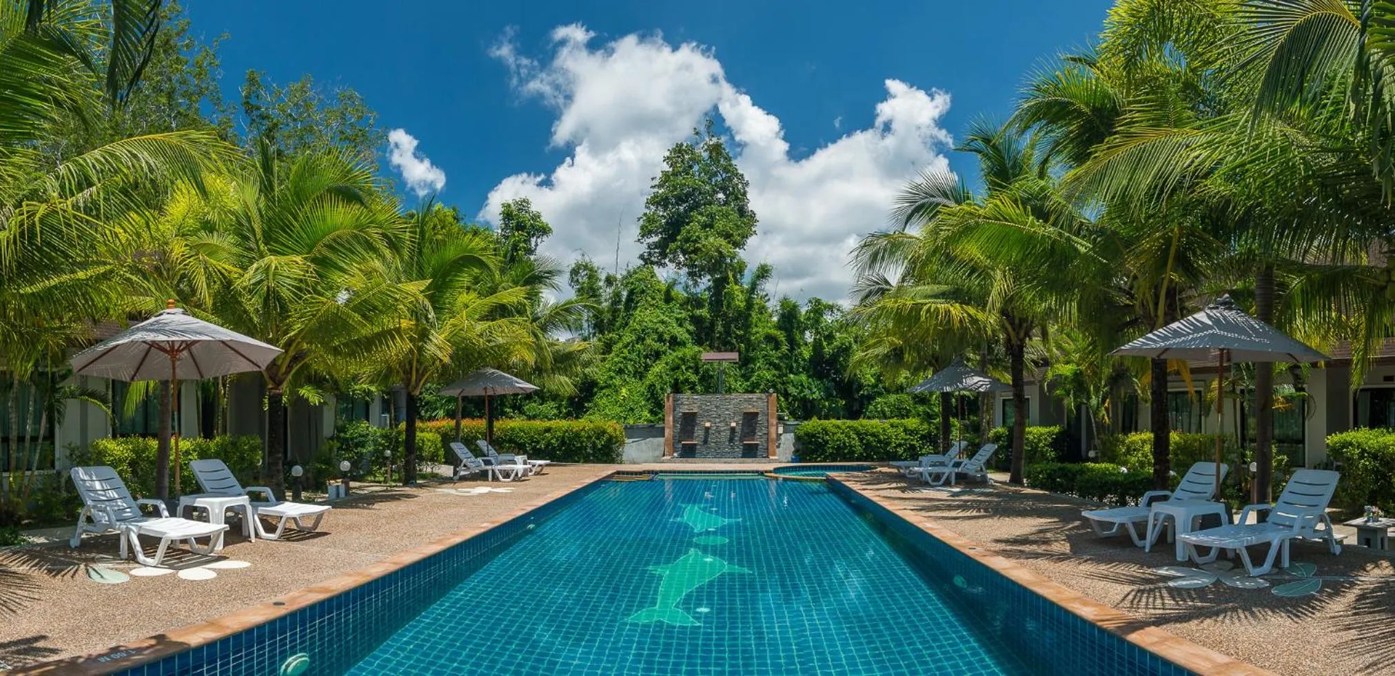 Pool view in Mook Anda Villa