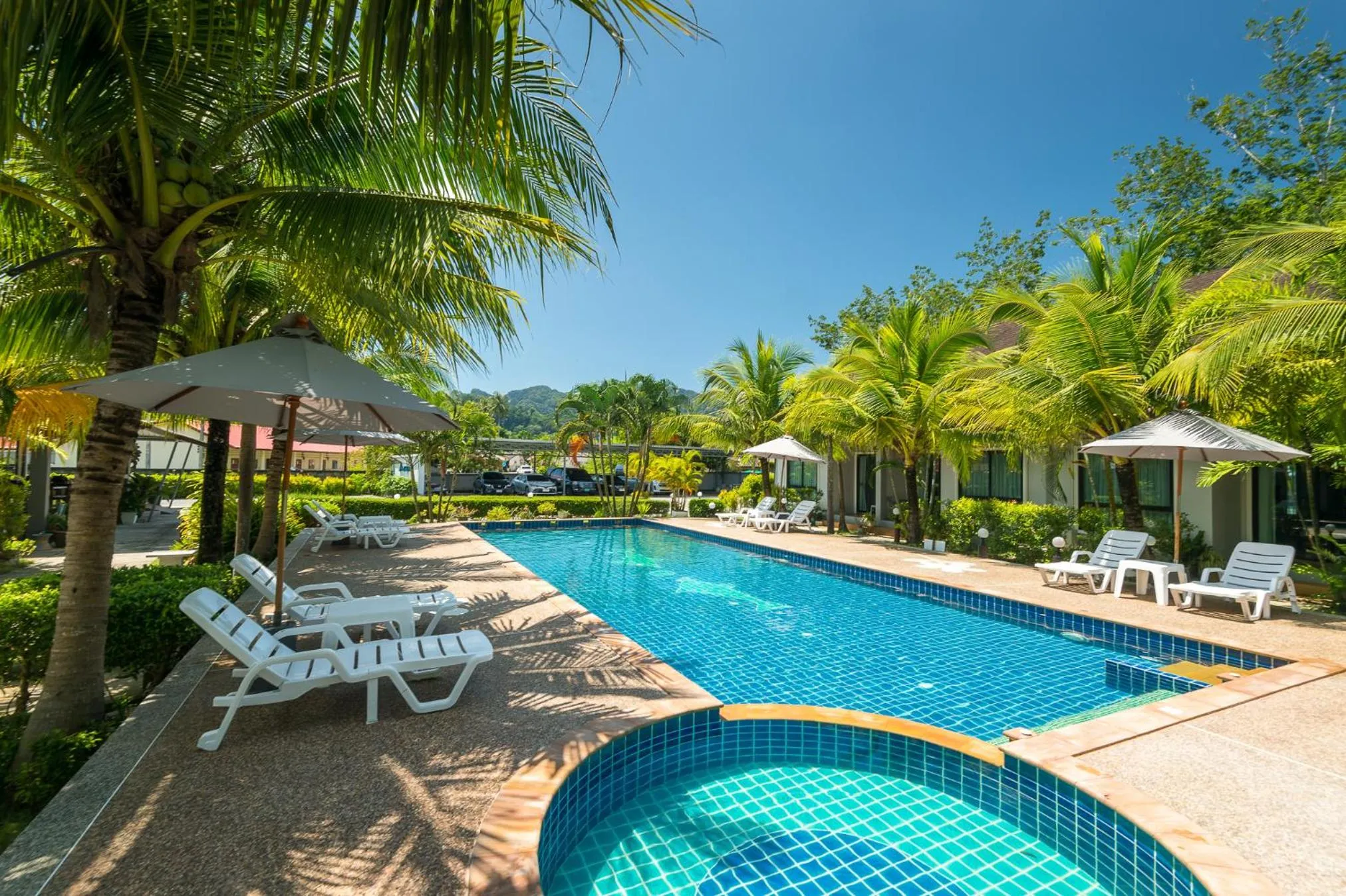 Pool view in Mook Anda Villa