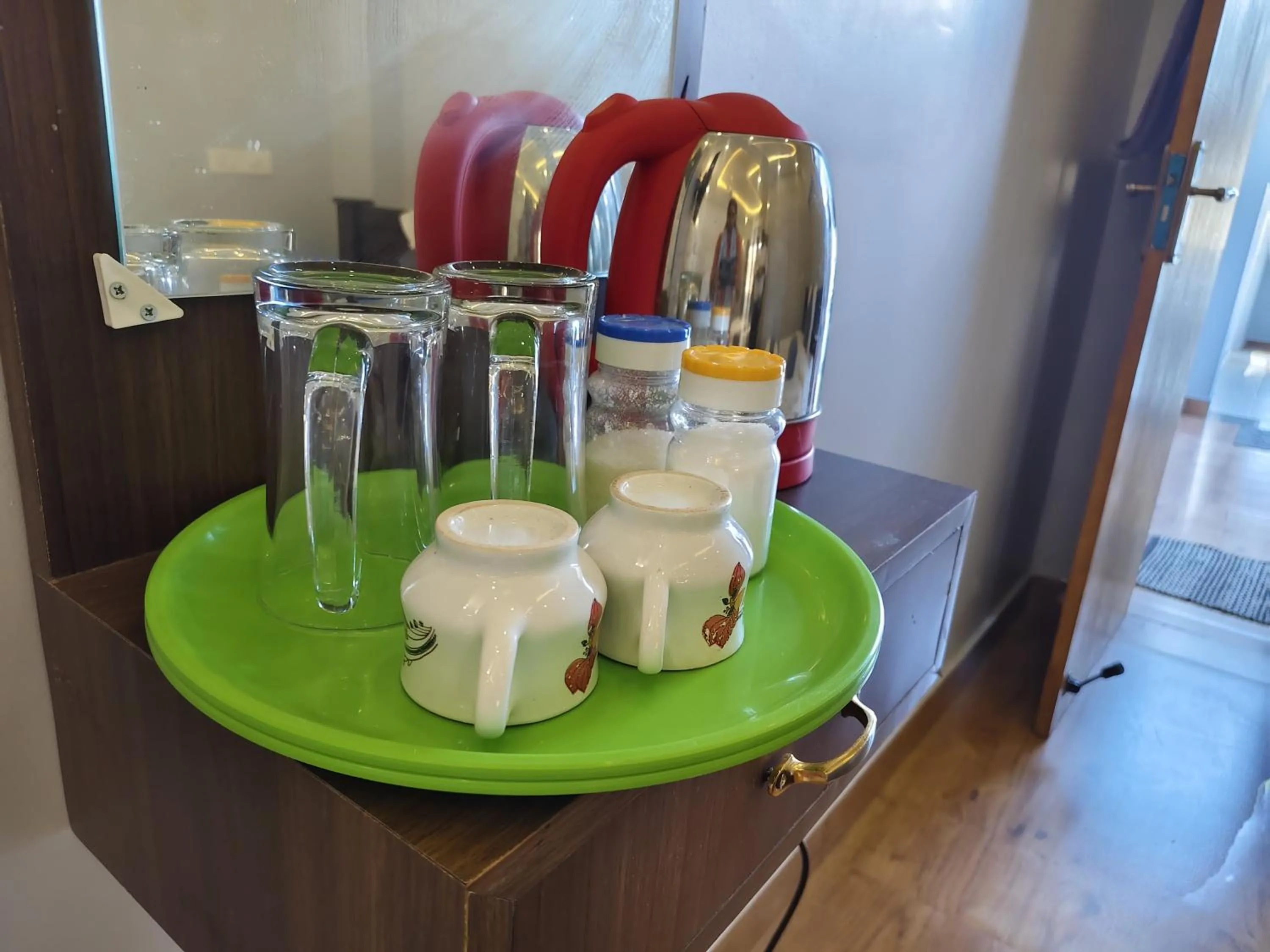 Coffee/tea facilities in Lax Residency, White Town, Pondicherry