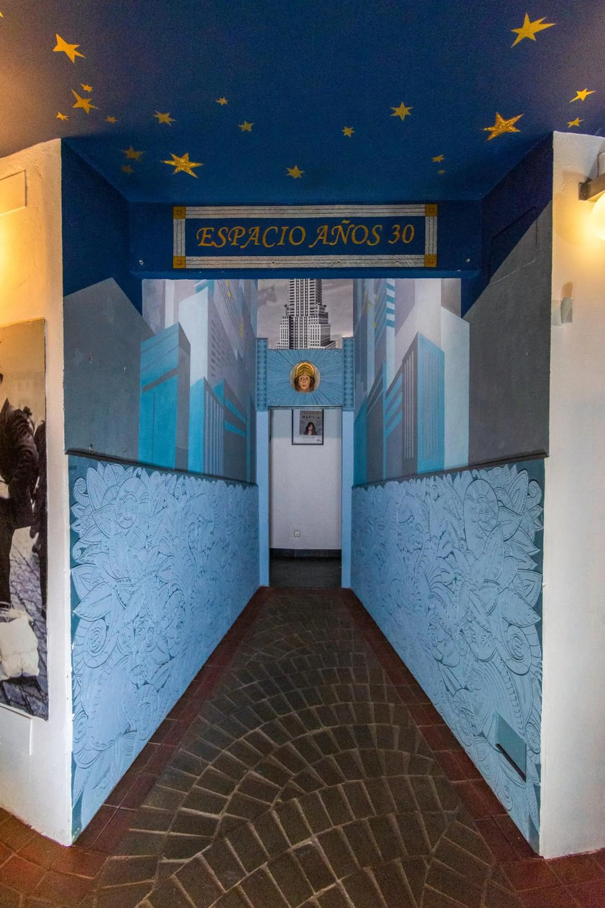 Decorative detail in Hotel Utopía