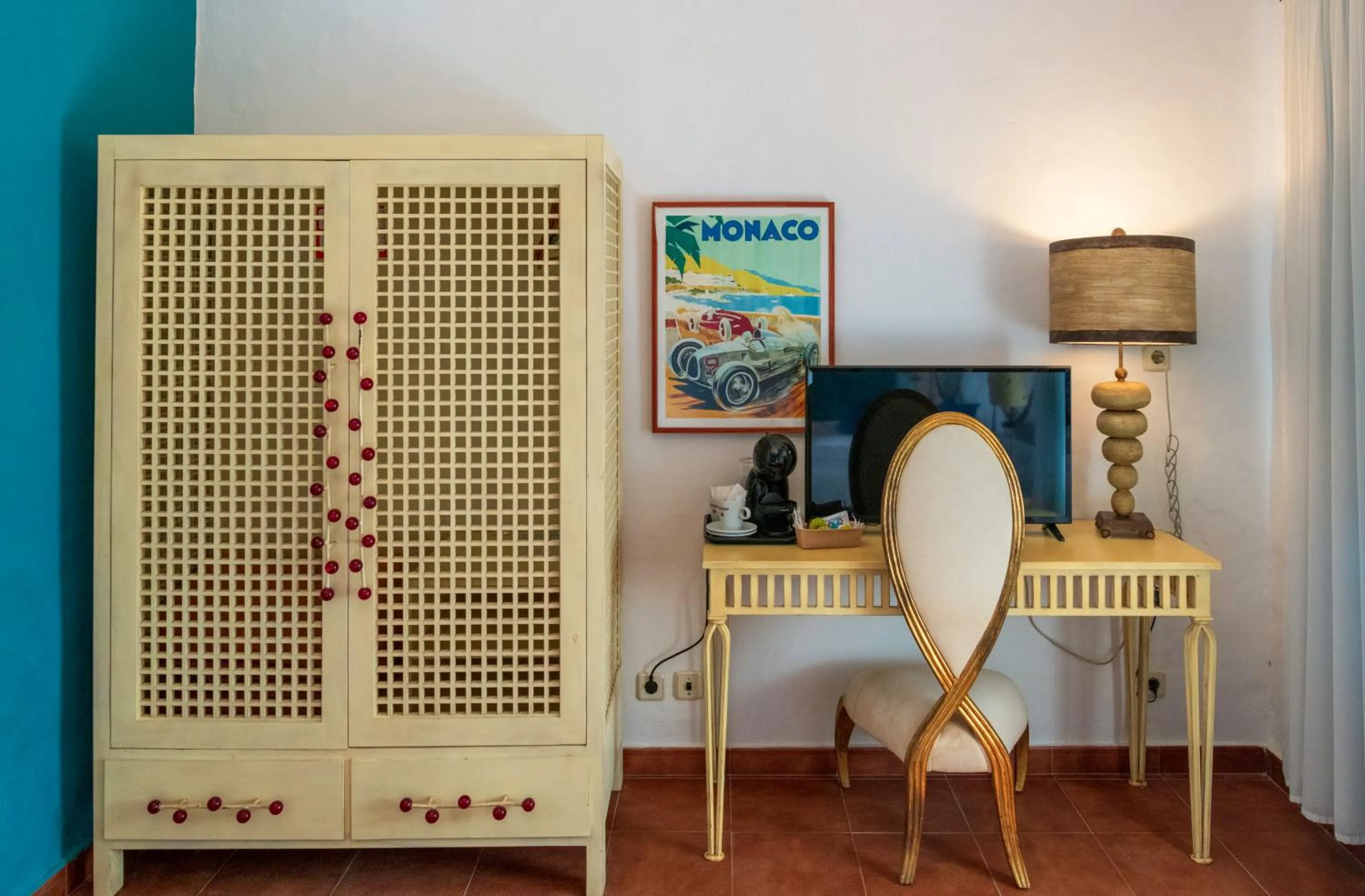 Decorative detail in Hotel Utopía