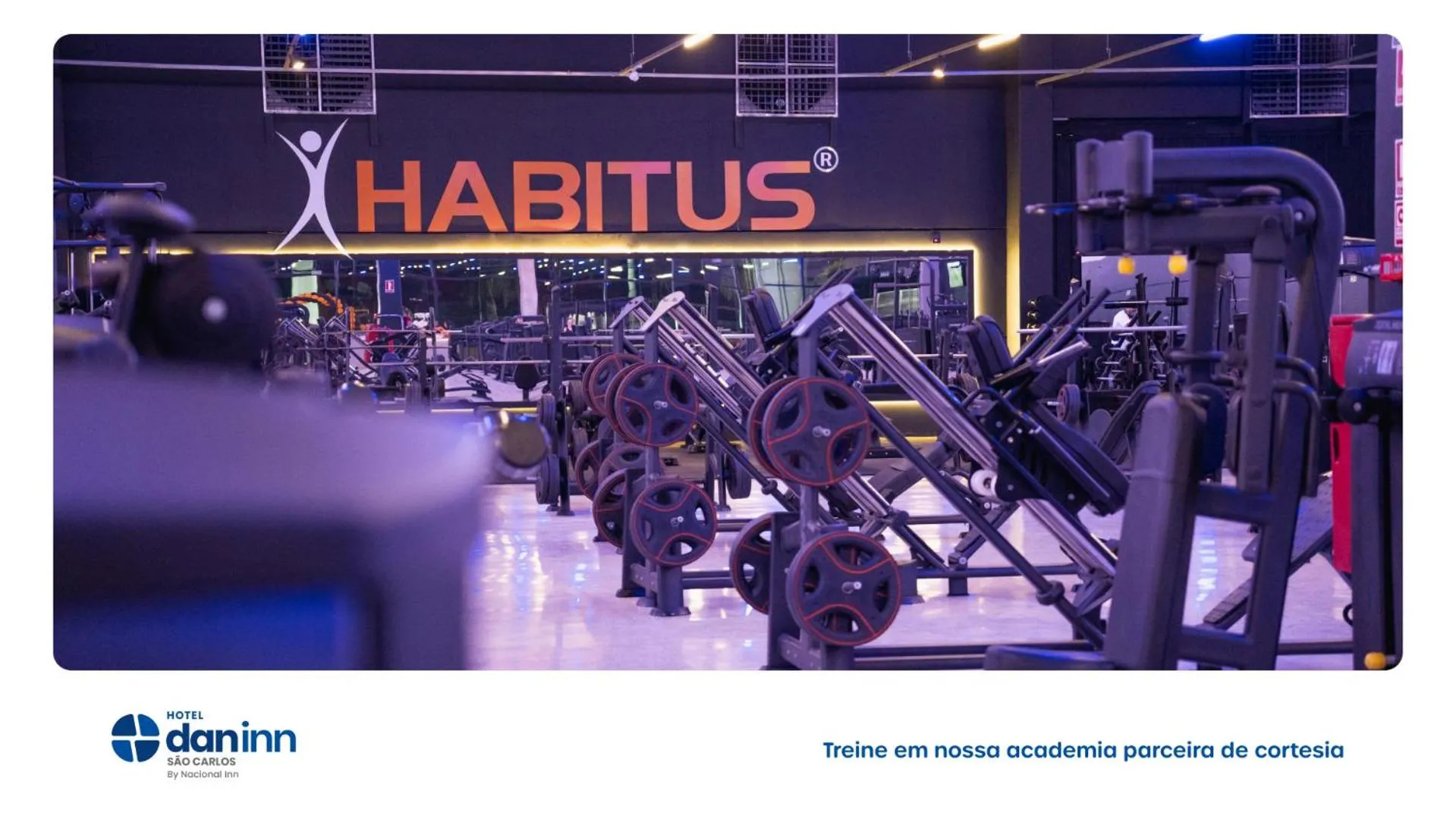 Fitness centre/facilities in Hotel Dan Inn São Carlos By Nacional Inn