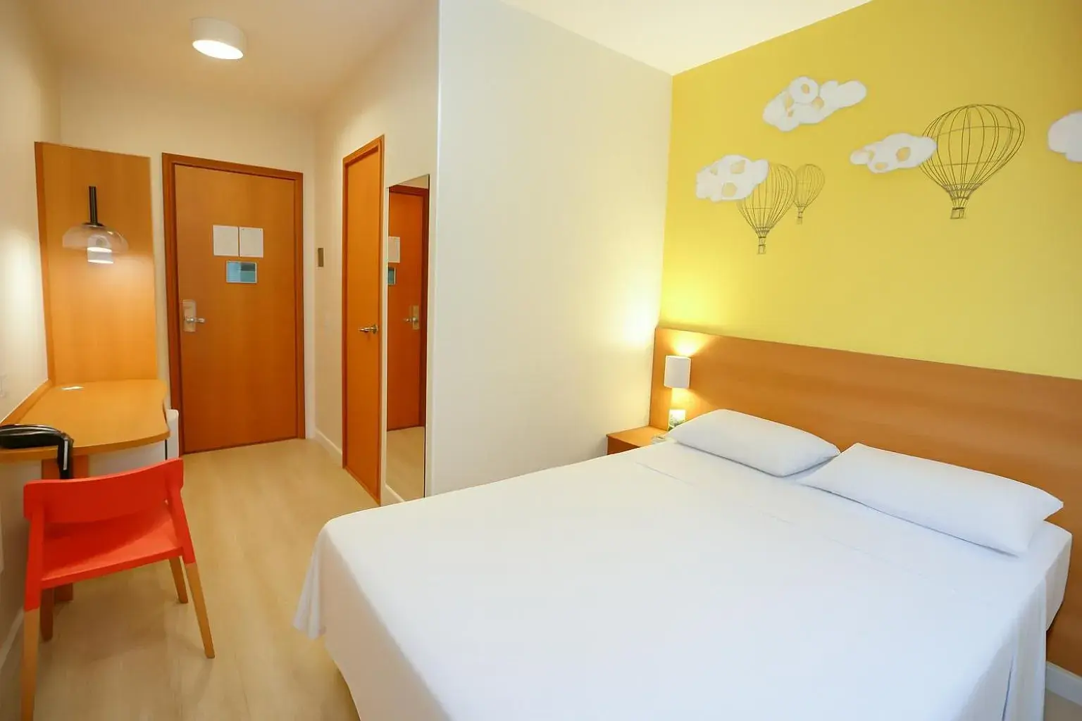 Bedroom, Bed in Hotel Dan Inn São Carlos By Nacional Inn Bedroom, Bed in Hotel Dan Inn São Carlos By Nacional Inn