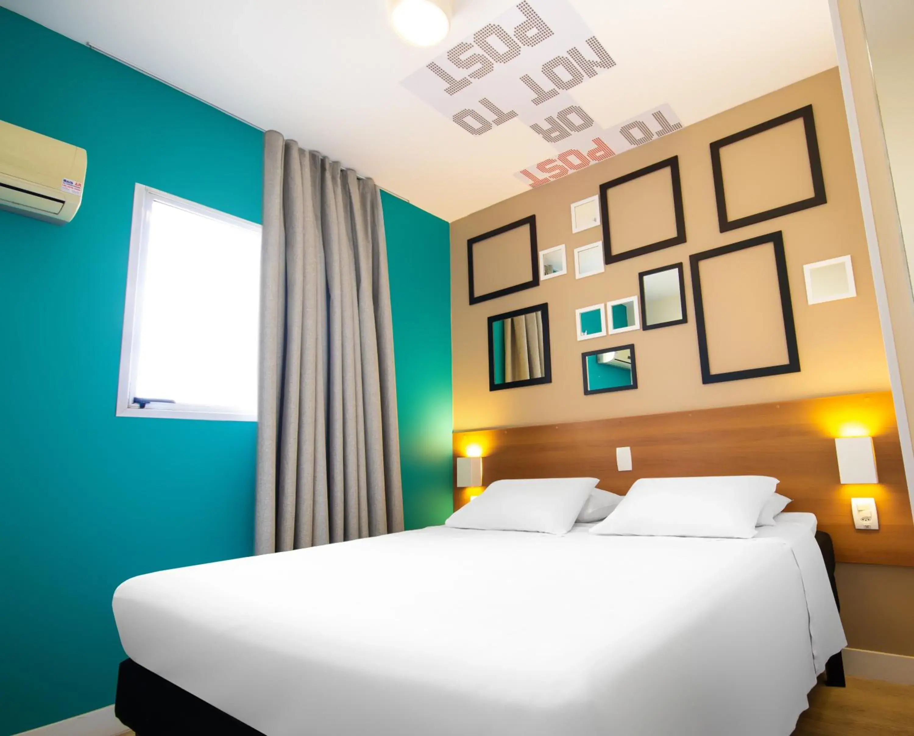 Bedroom, Bed in Hotel Dan Inn São Carlos By Nacional Inn Bedroom, Bed in Hotel Dan Inn São Carlos By Nacional Inn