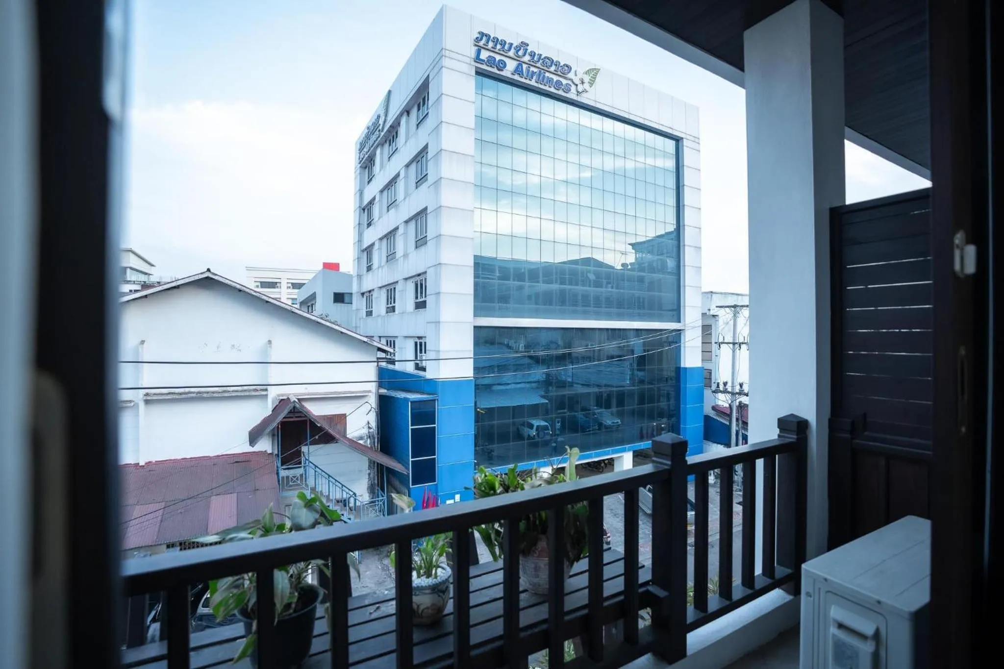 Balcony/Terrace in Vongkhamsene Boutique Hotel