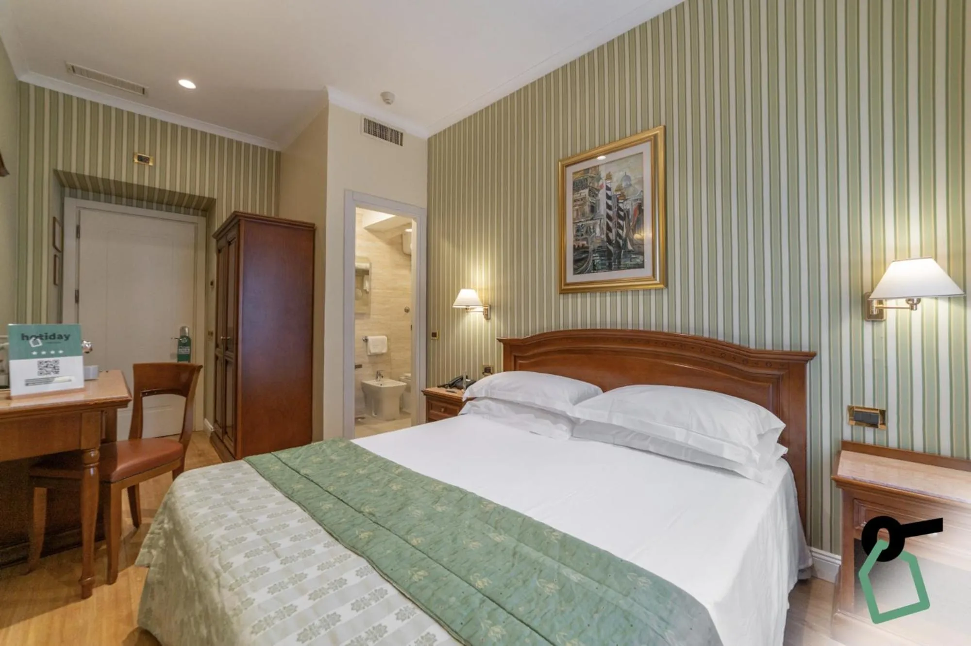 Bedroom, Bed in HOTIDAY Room Collection - Roma Porta Pia