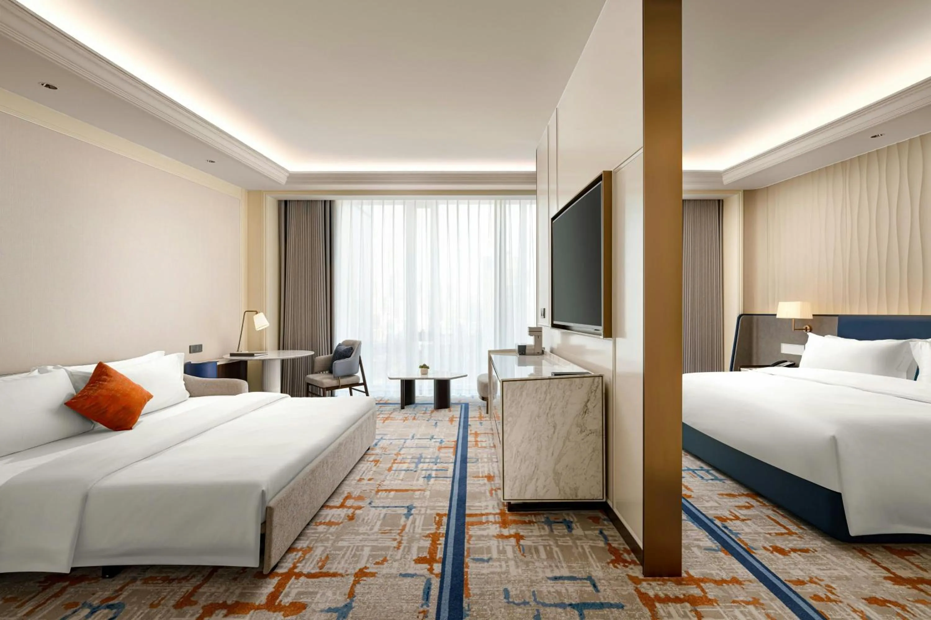 Bedroom, Bed in The Azure Qiantang, a Luxury Collection Hotel, Hangzhou