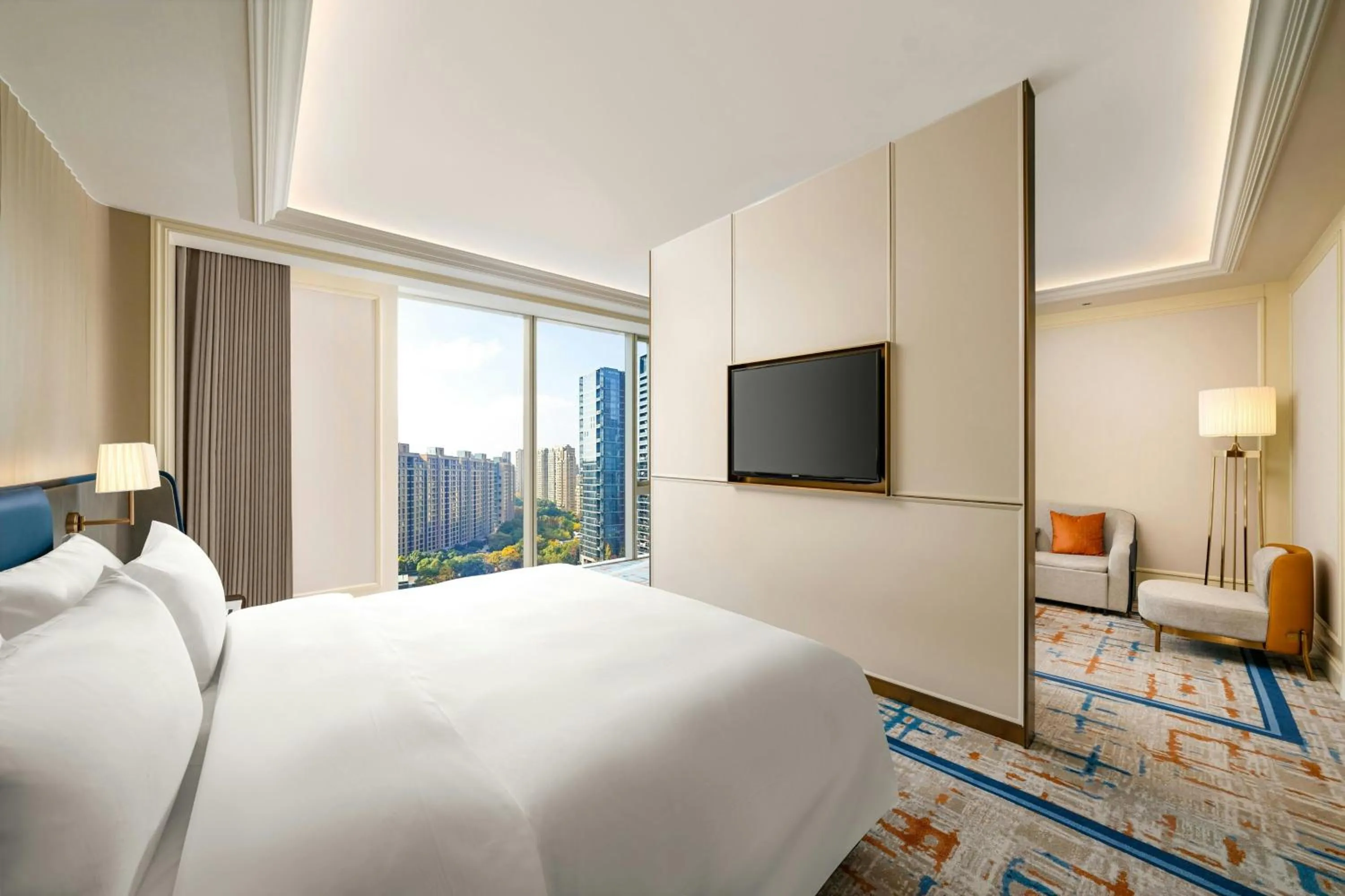 Bedroom, Bed in The Azure Qiantang, a Luxury Collection Hotel, Hangzhou