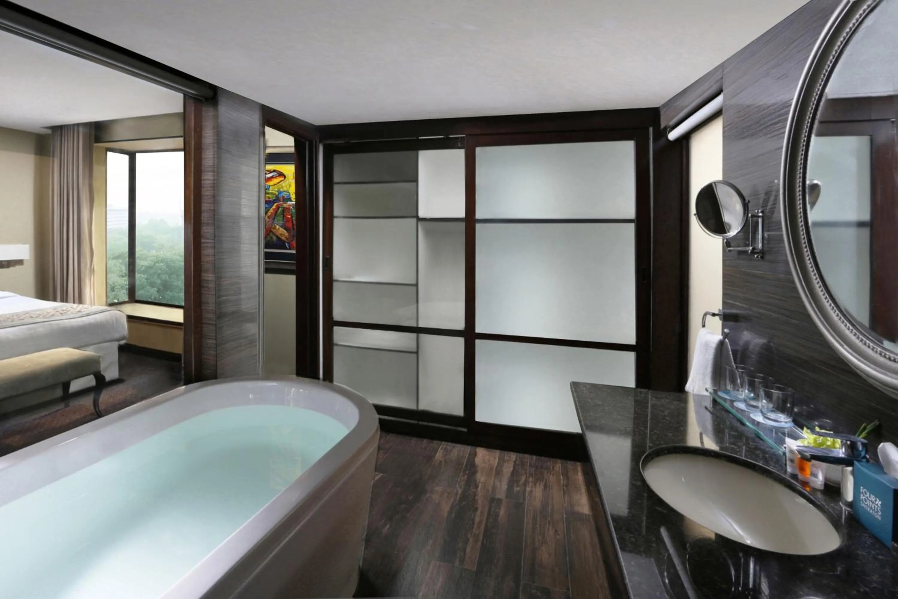 Bathroom, Bed in Four Points by Sheraton Lahore