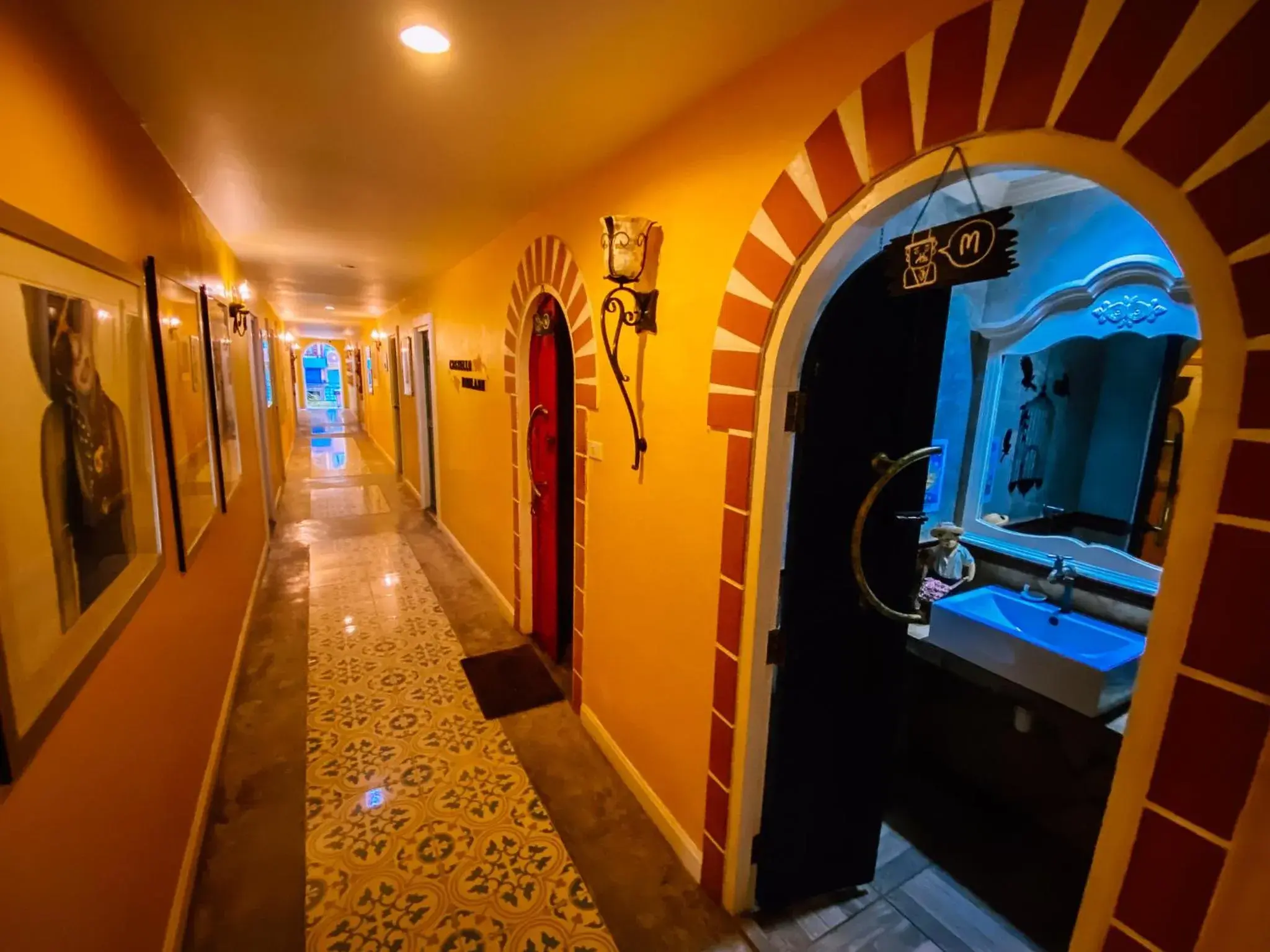 Inner courtyard view in The Castello Resort Inner courtyard view in The Castello Resort