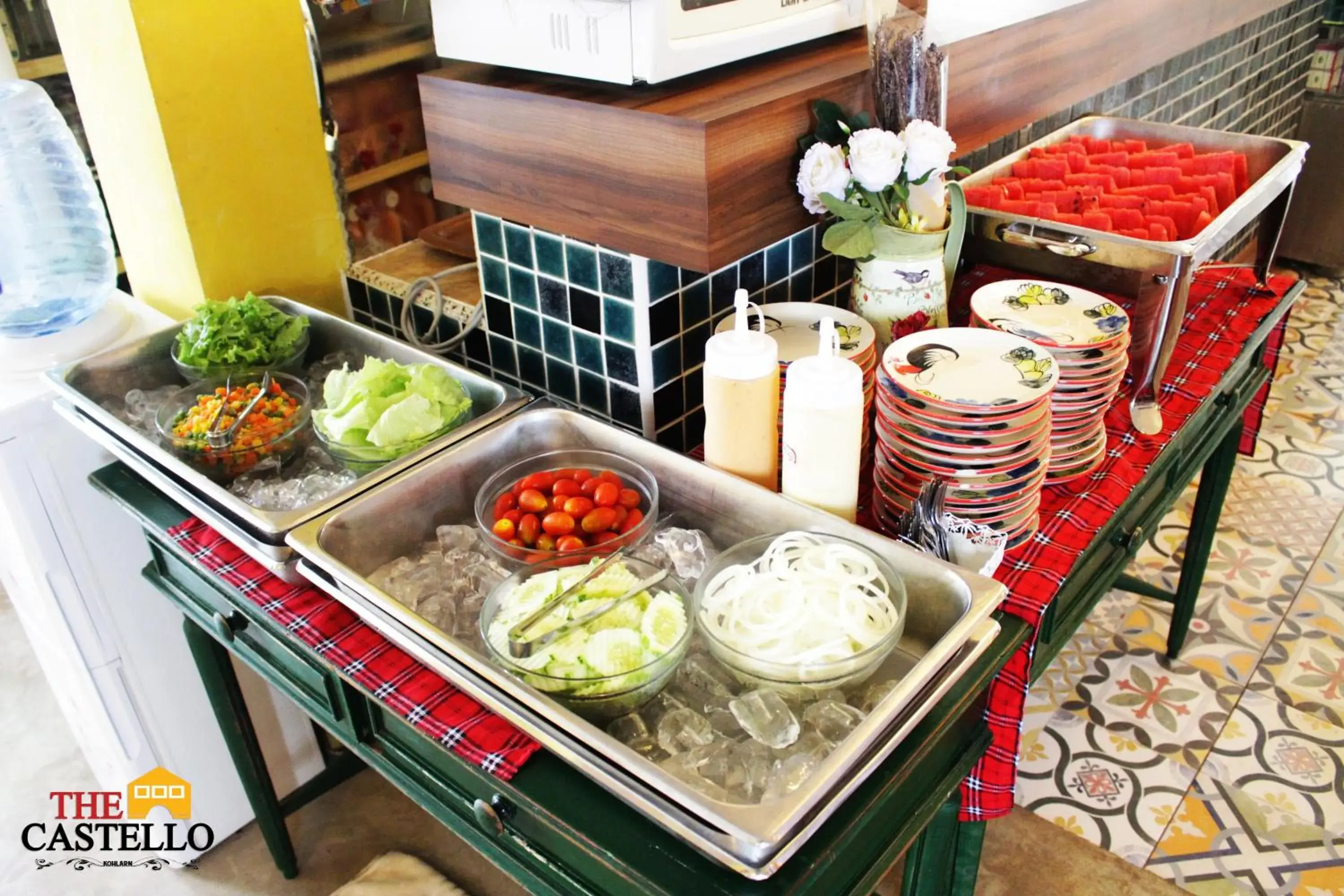 Buffet breakfast in The Castello Resort Buffet breakfast in The Castello Resort