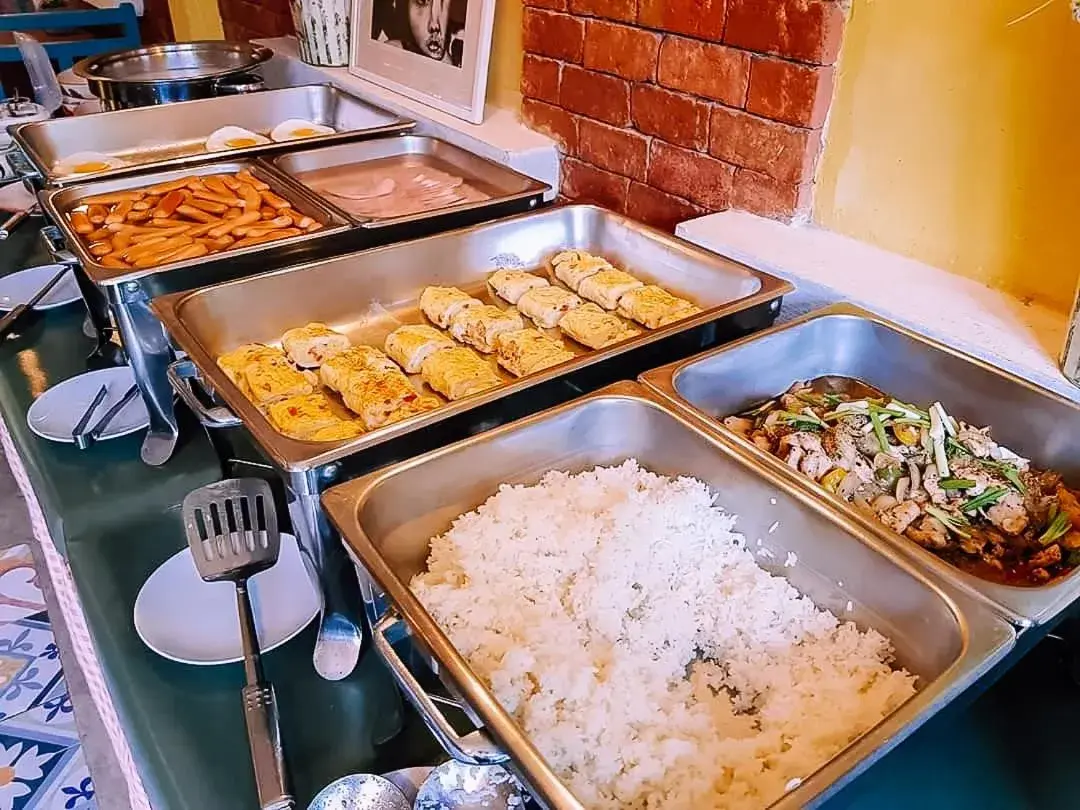 Buffet breakfast in The Castello Resort Buffet breakfast in The Castello Resort